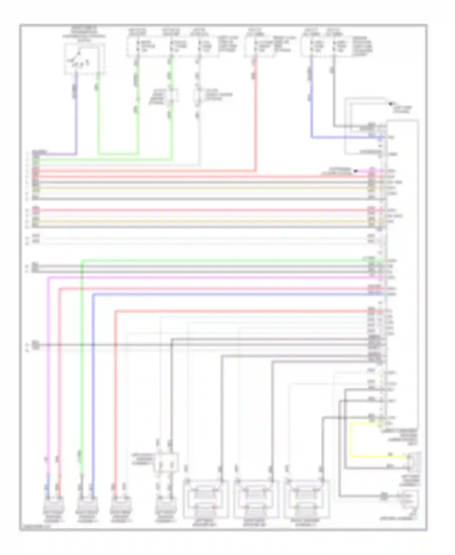Wiring diagram blu/red for Lexus LX J200 (2007-2012) (14 of 26)