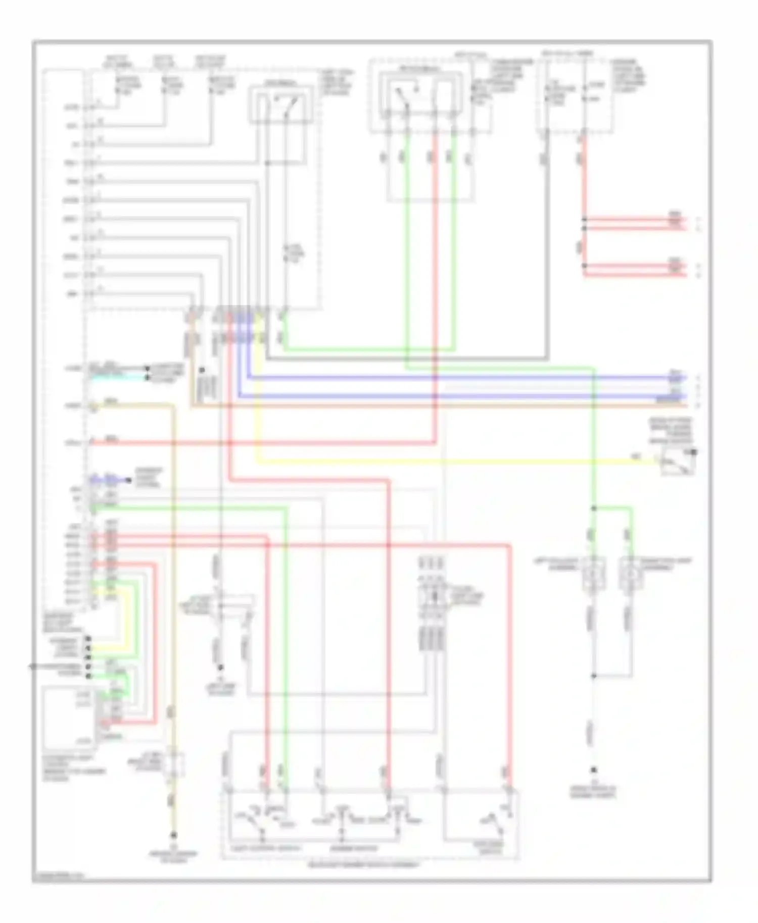 Wiring diagram ecu-ig 2 fuse for Lexus LX J200 (2007-2012) (8 of 18)