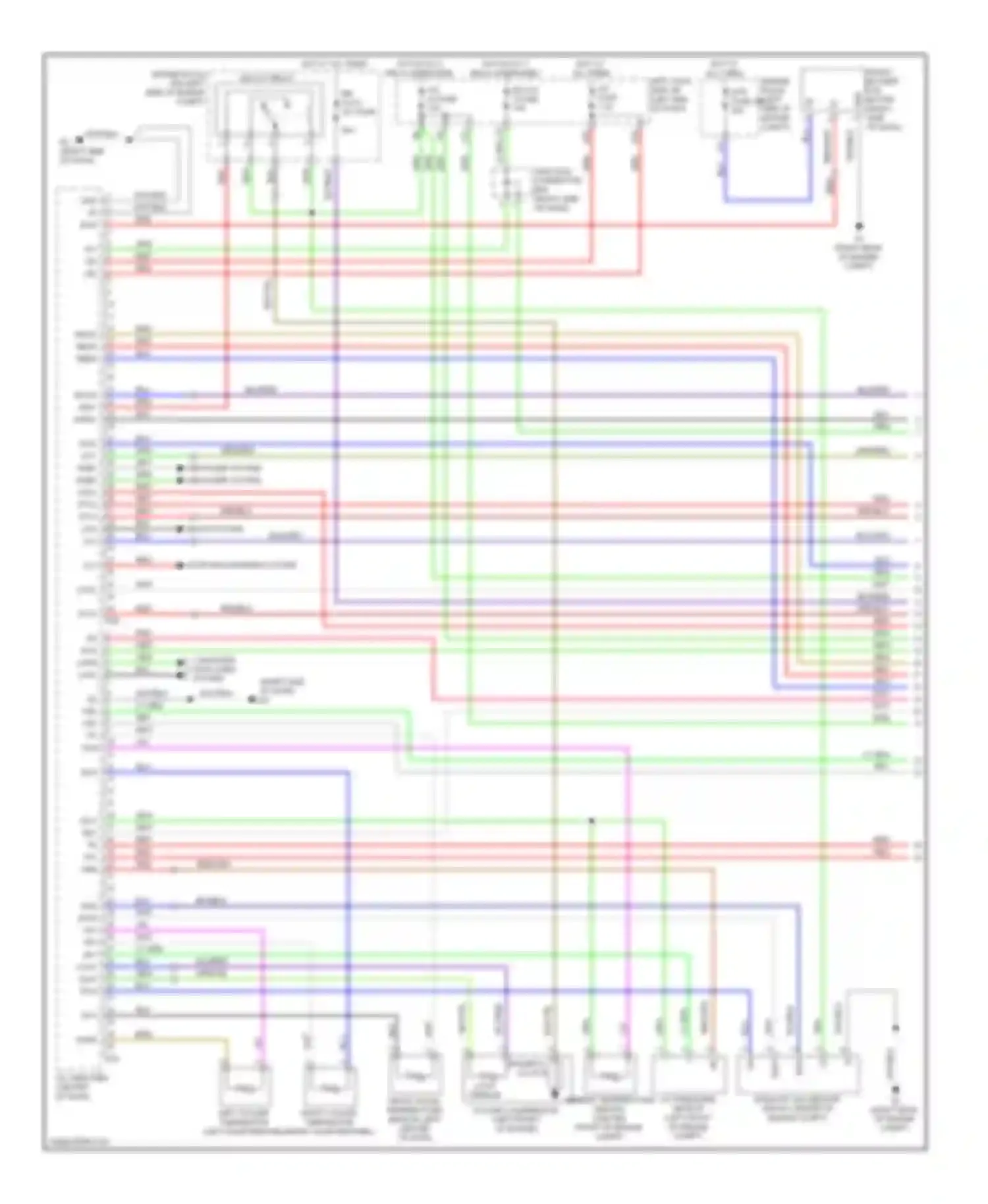 Wiring diagram ecu-ig 2 fuse for Lexus LX J200 (2007-2012) (3 of 18)
