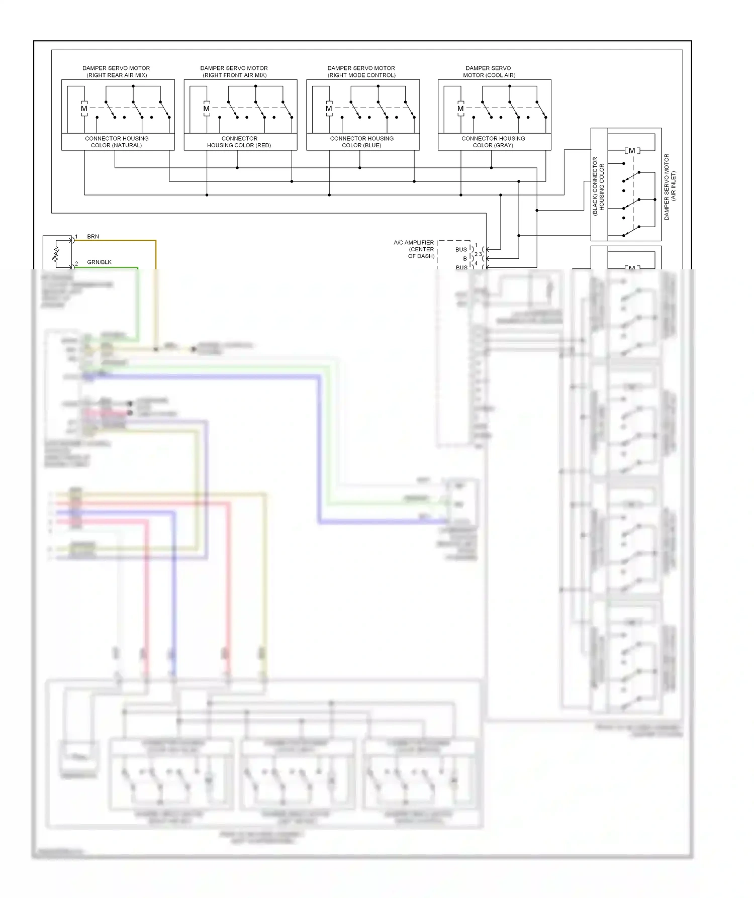 Lexus LX J200 (2007-2012) efi engine coolant temperature sensor (left front of engine) wiring diagram  (2 of 2)