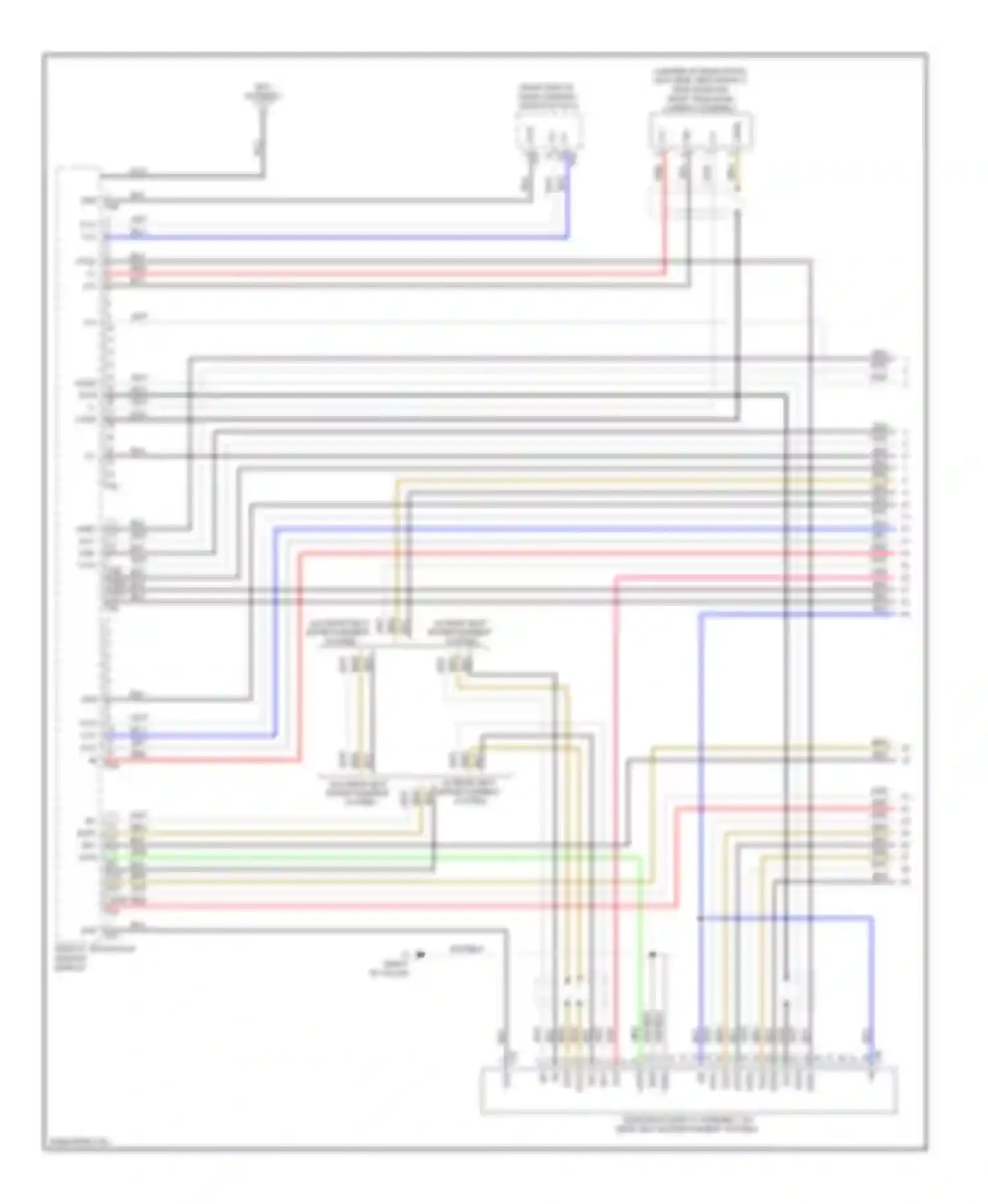 Wiring diagram gps antenna for Lexus LX J200 (2007-2012) (1 of 5)