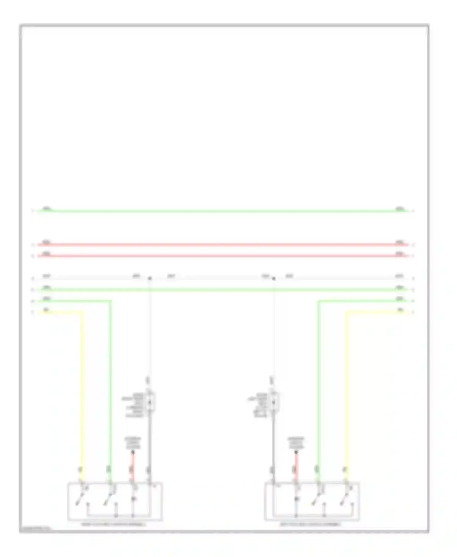 Wiring diagram left fold seat switch assembly for Lexus LX J200 (2007-2012) (2 of 2)