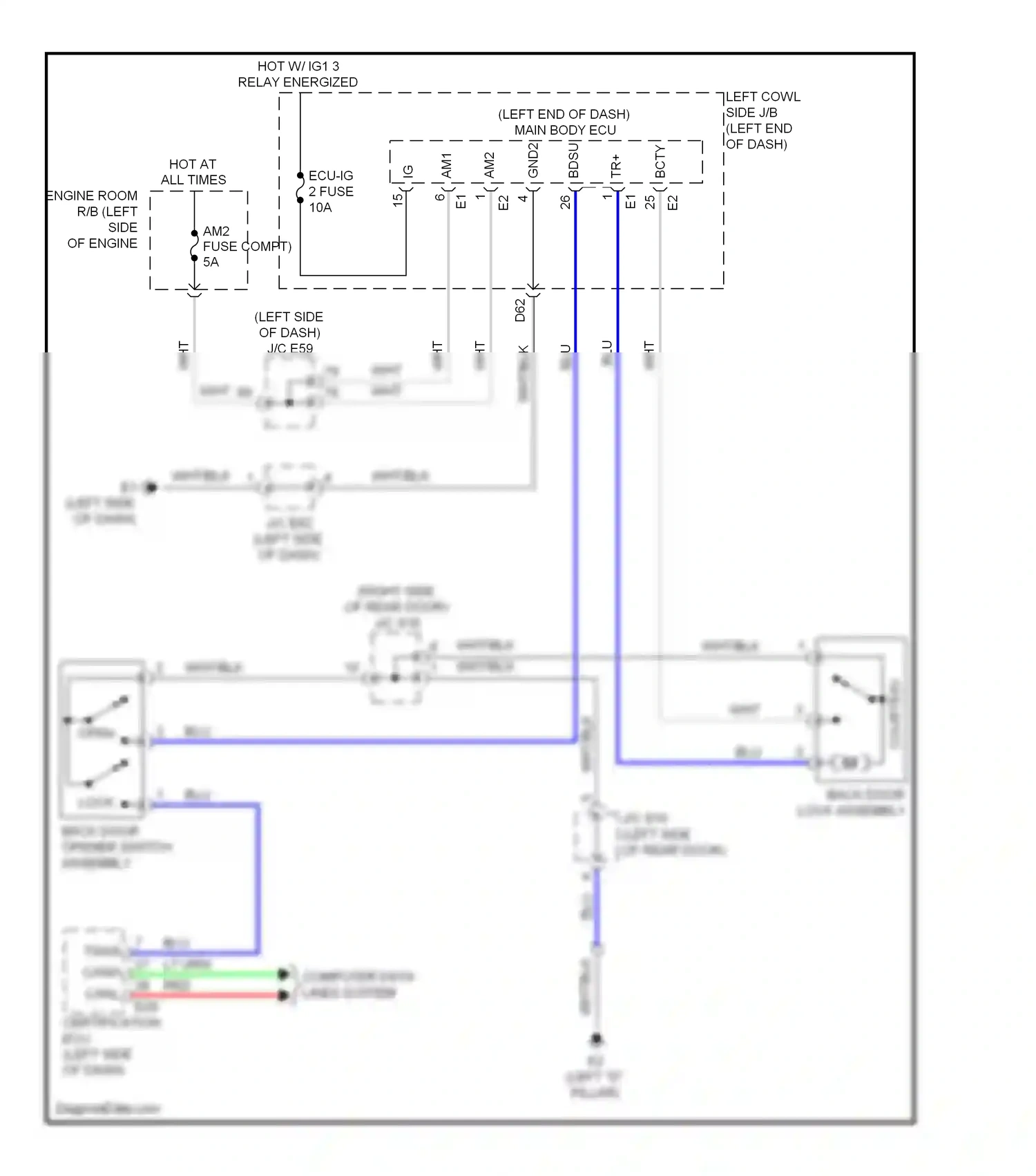 Lexus LX J200 (2007-2012) (open) wiring diagram  (3 of 3)