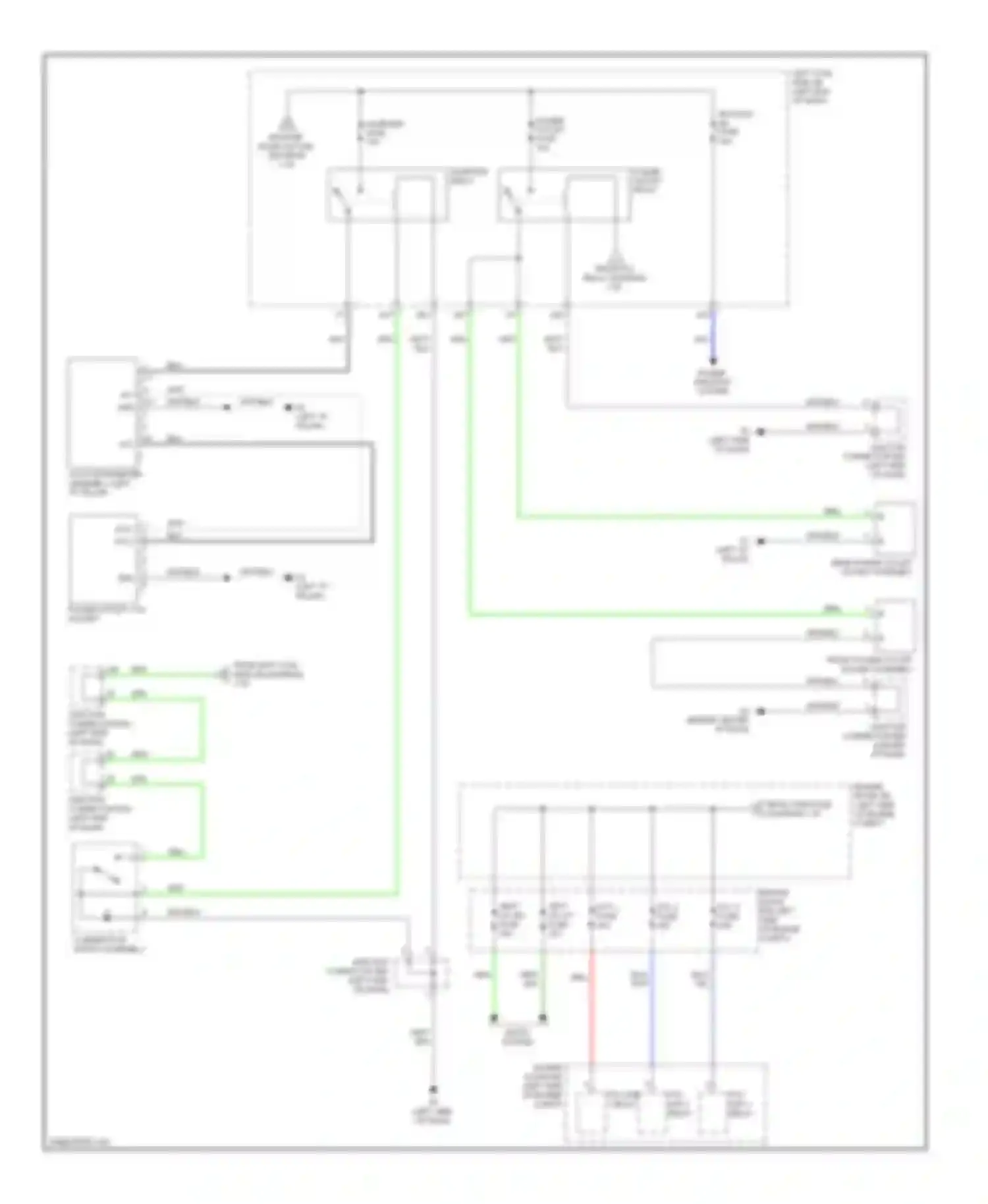 Wiring diagram ptc htr 2 relay ptc htr 1 relay for Lexus LX J200 (2007-2012) (1 of 1)