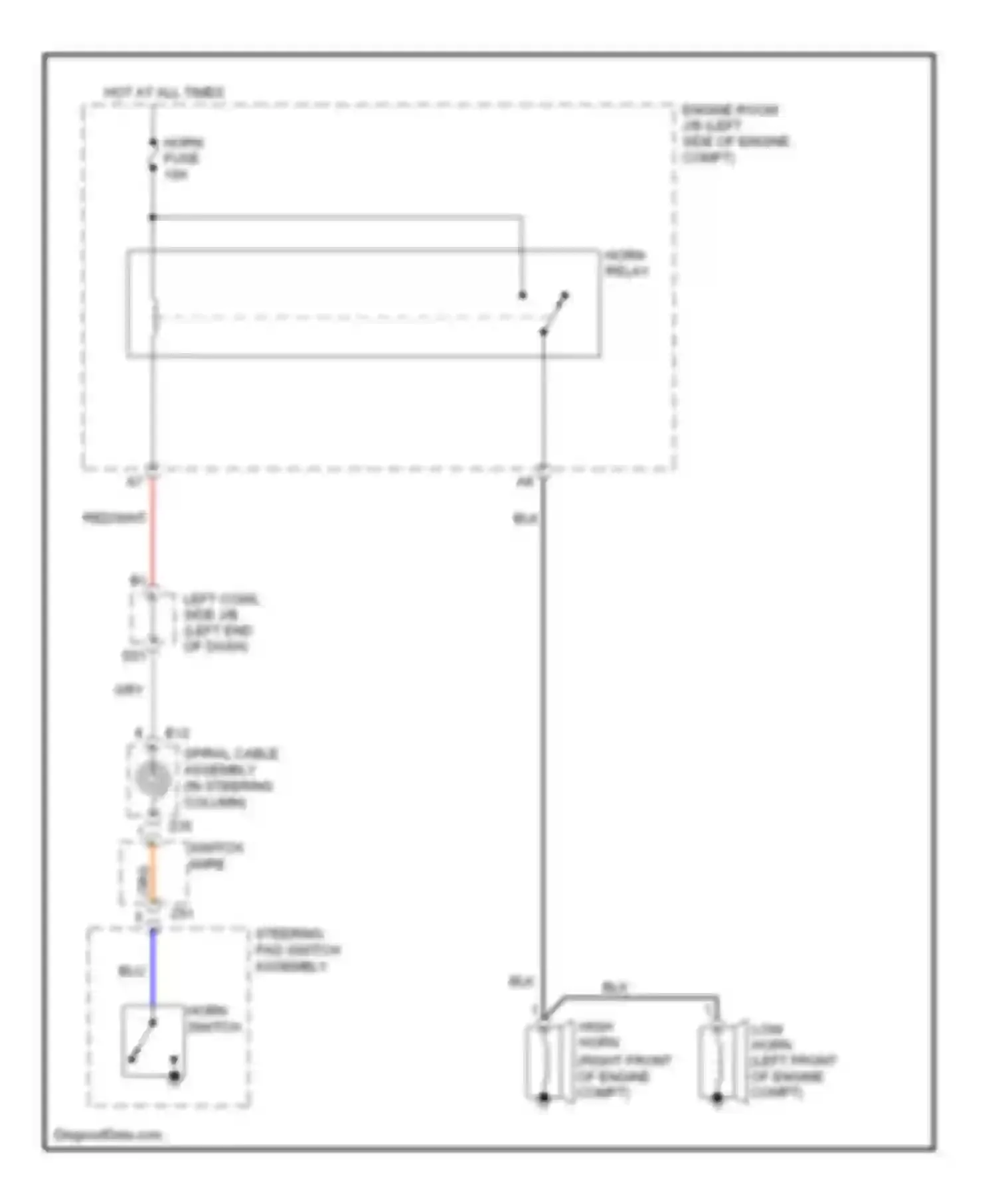 Wiring diagram red/wht for Lexus LX J200 (2007-2012) (15 of 23)