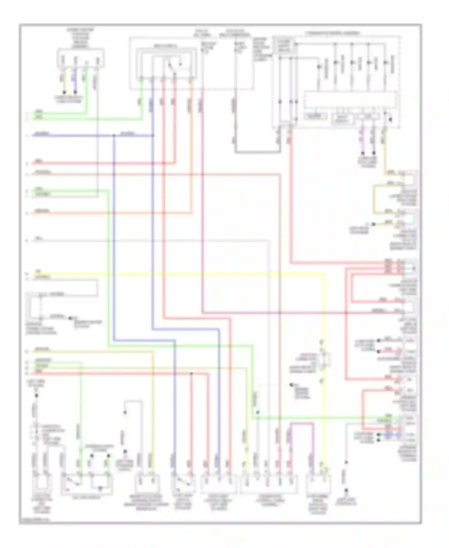 Wiring diagram red/yel for Lexus LX J200 (2007-2012) (3 of 8)