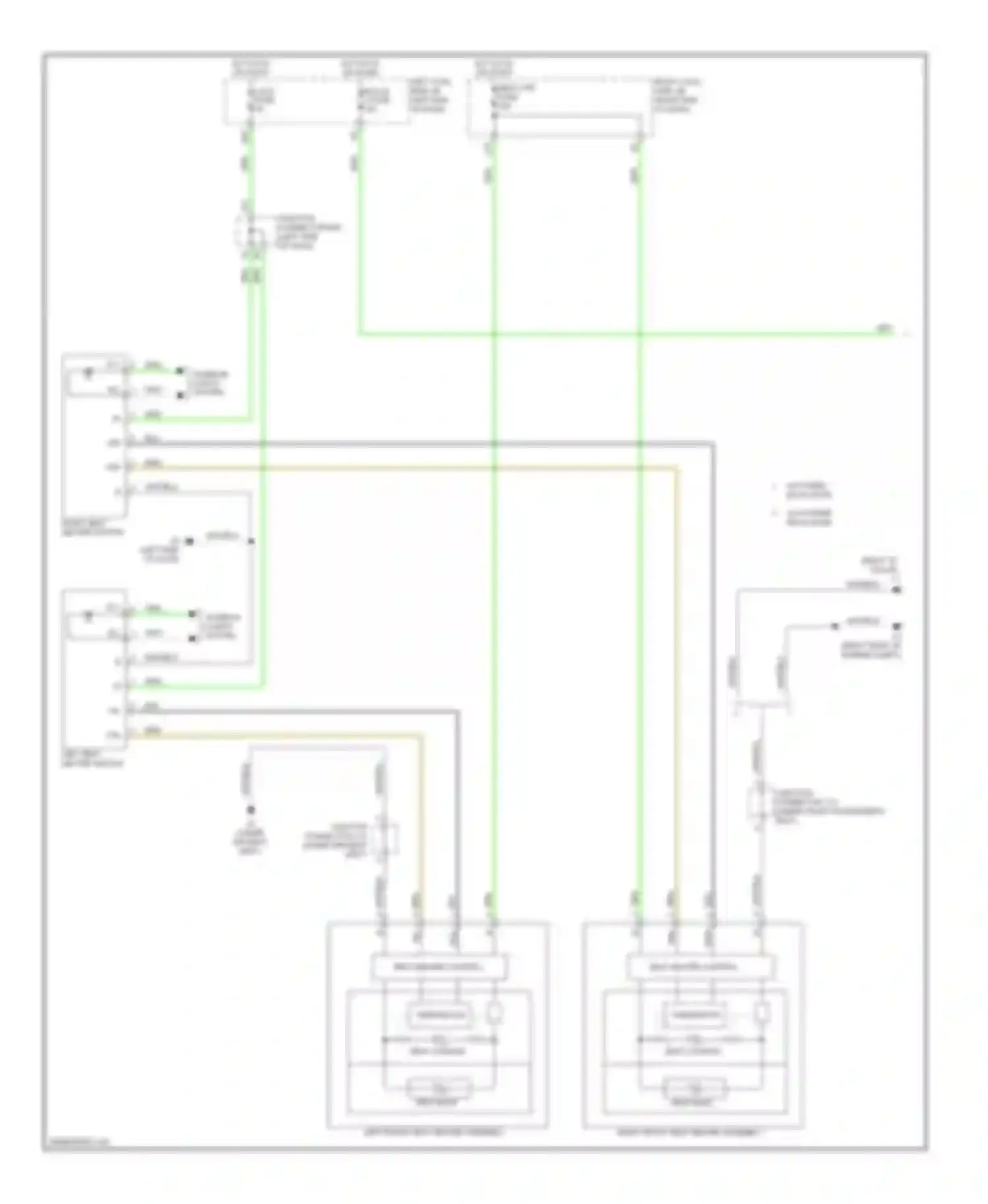 Wiring diagram seat heater control for Lexus LX J200 (2007-2012) (1 of 2)