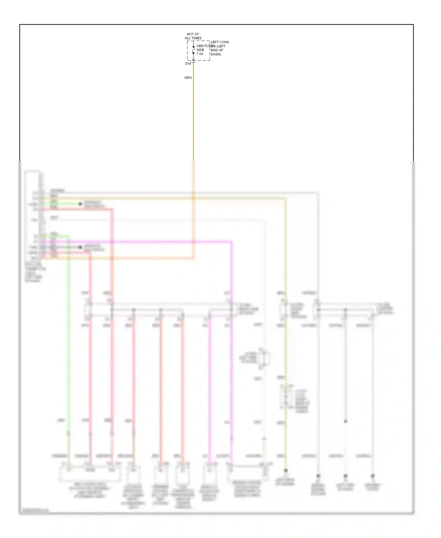Lexus LX J200 (2007-2012) sil wiring diagram  (1 of 1)