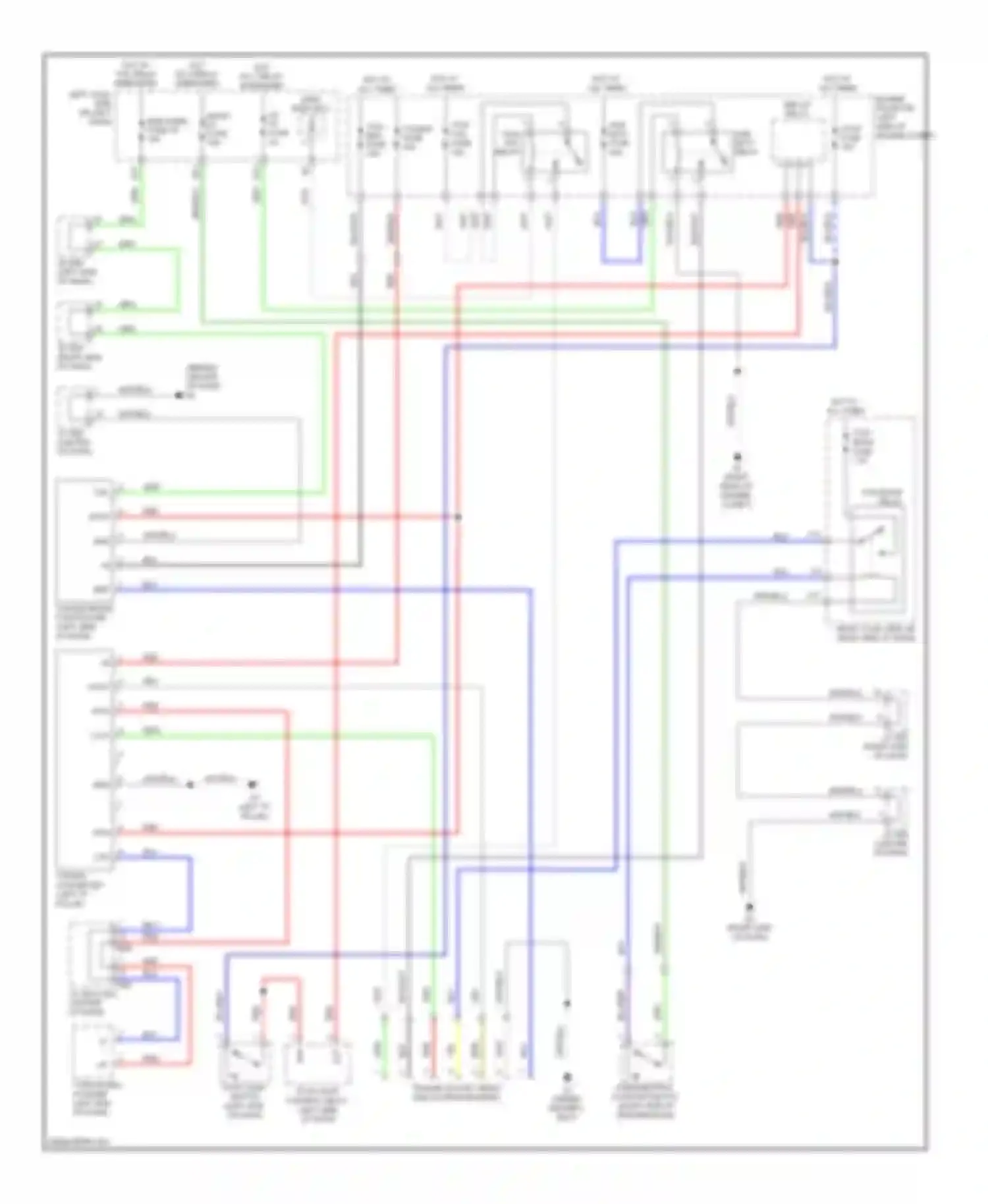 Wiring diagram stop fuse for Lexus LX J200 (2007-2012) (5 of 6)