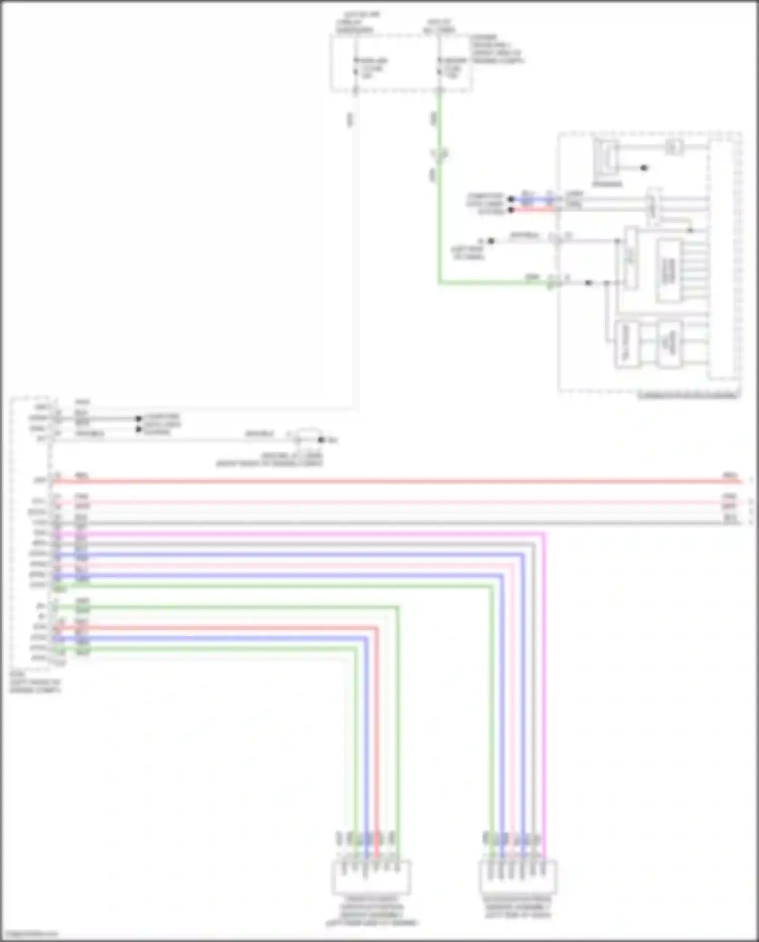 LX Lexus J300 (2021-2024): Cruise control circuit (1 of 3)