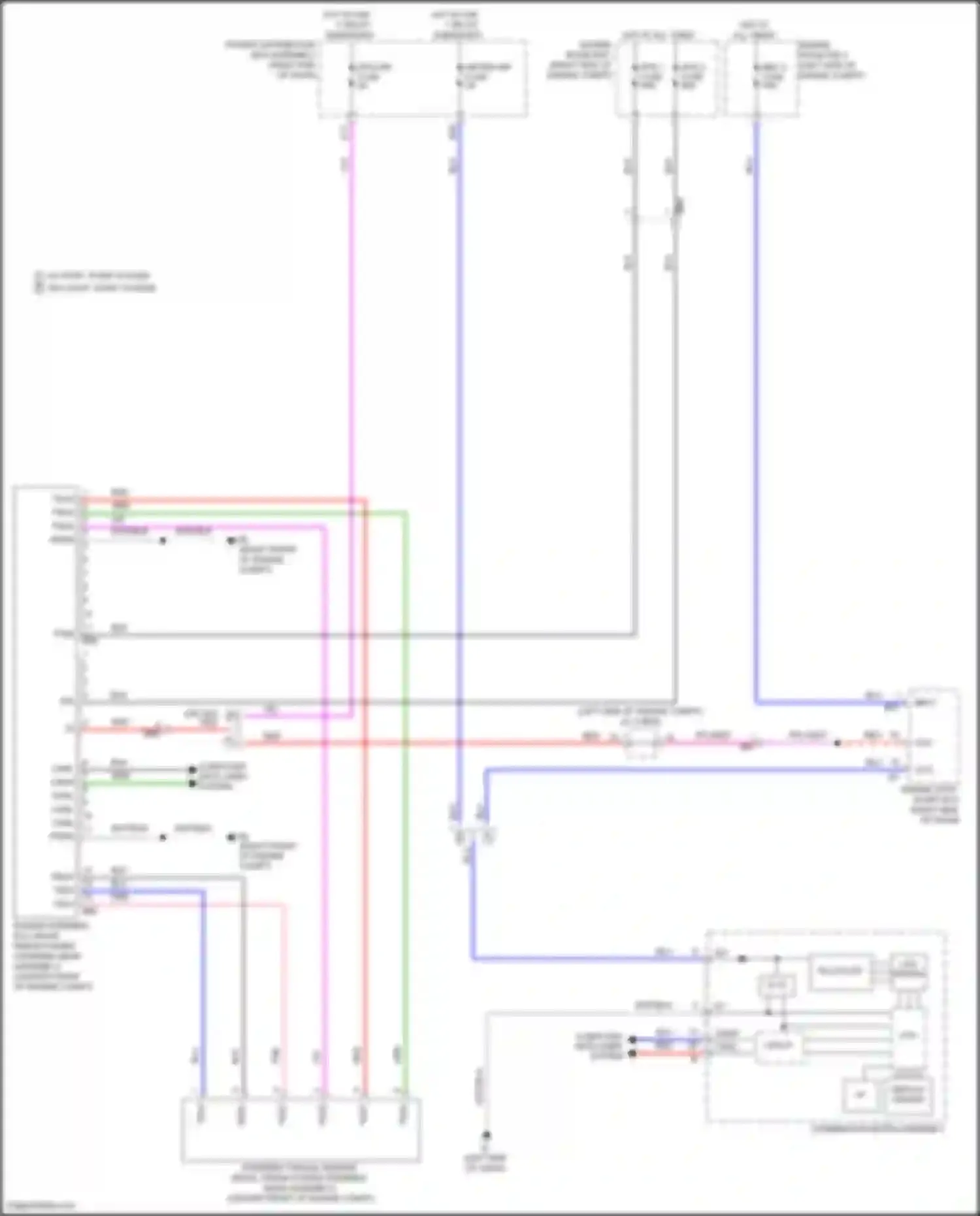 LX Lexus J300 (2021-2024): Electronic power steering circuit