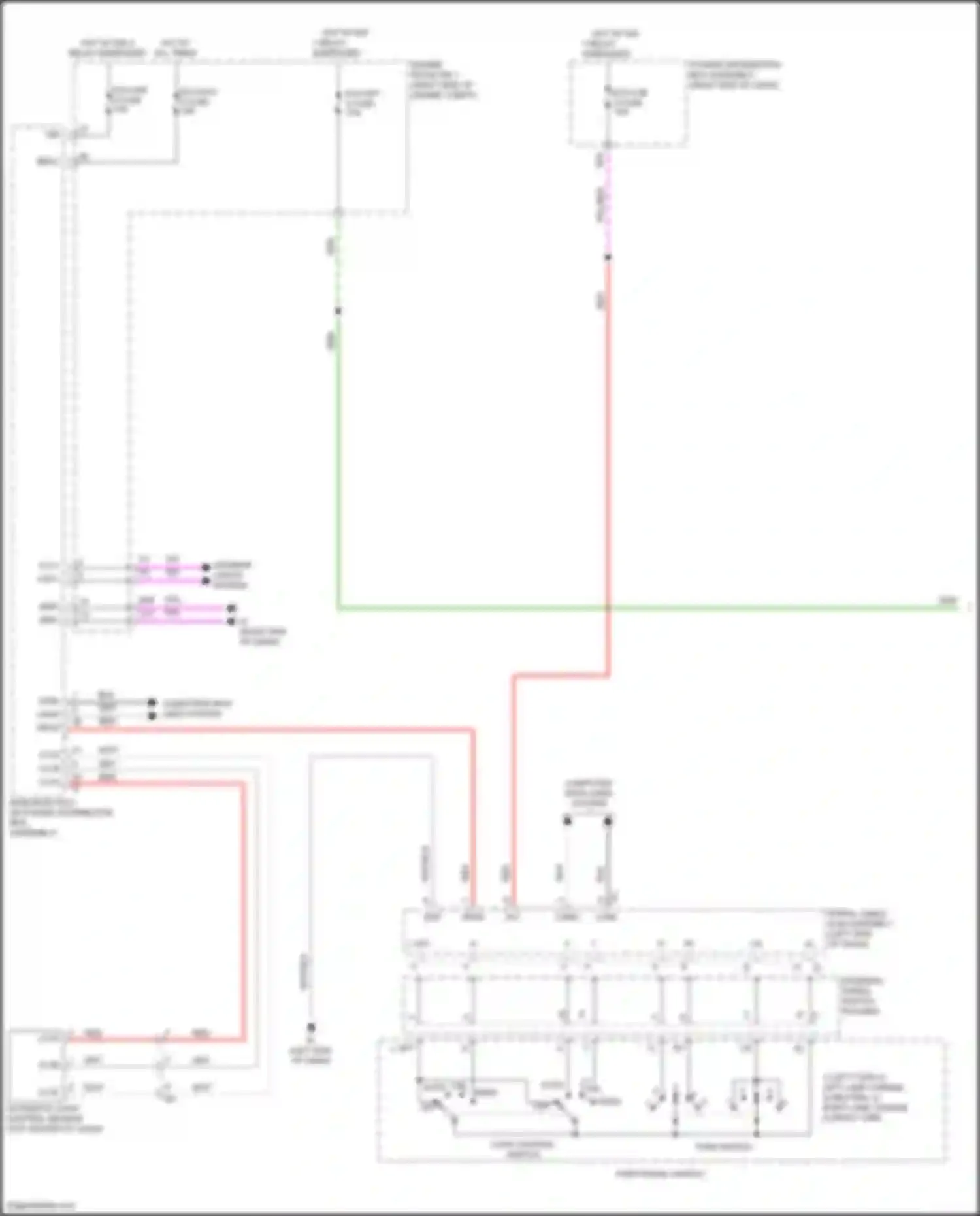 LX Lexus J300 (2021-2024): Exterior lamps circuit (1 of 4)