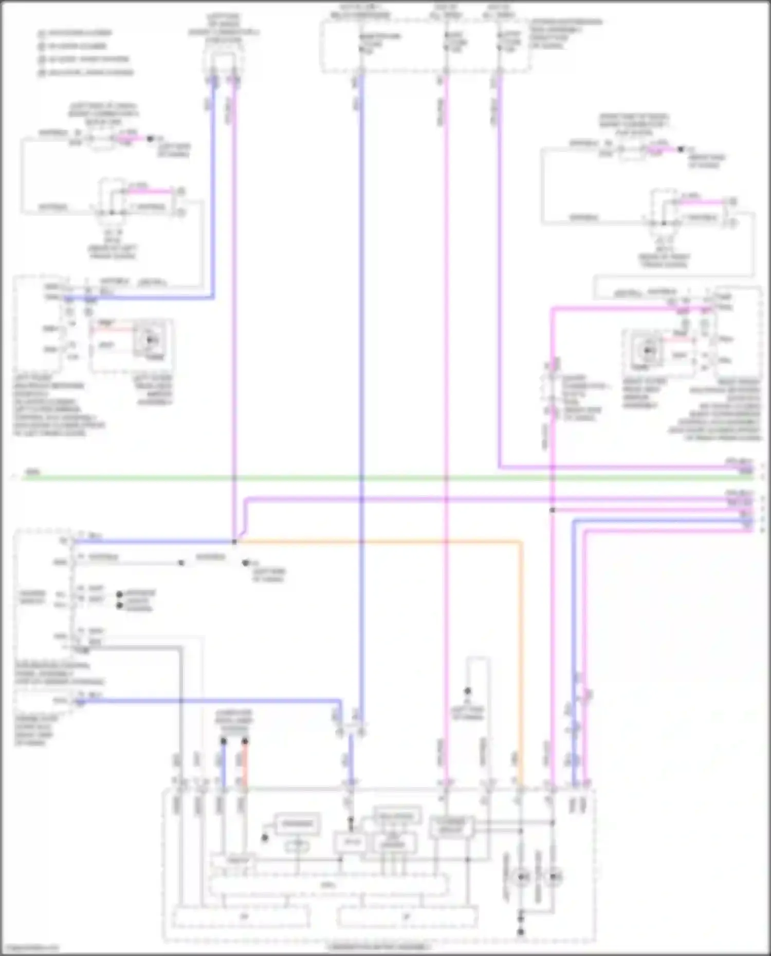 LX Lexus J300 (2021-2024): Exterior lamps circuit (2 of 4)