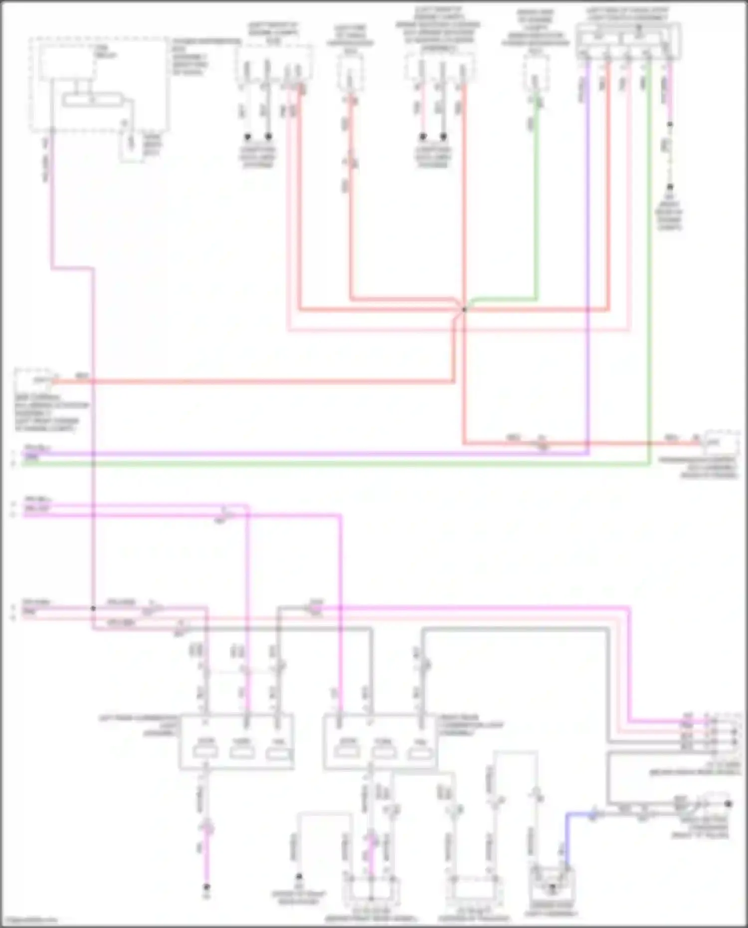 LX Lexus J300 (2021-2024): Exterior lamps circuit (4 of 4)