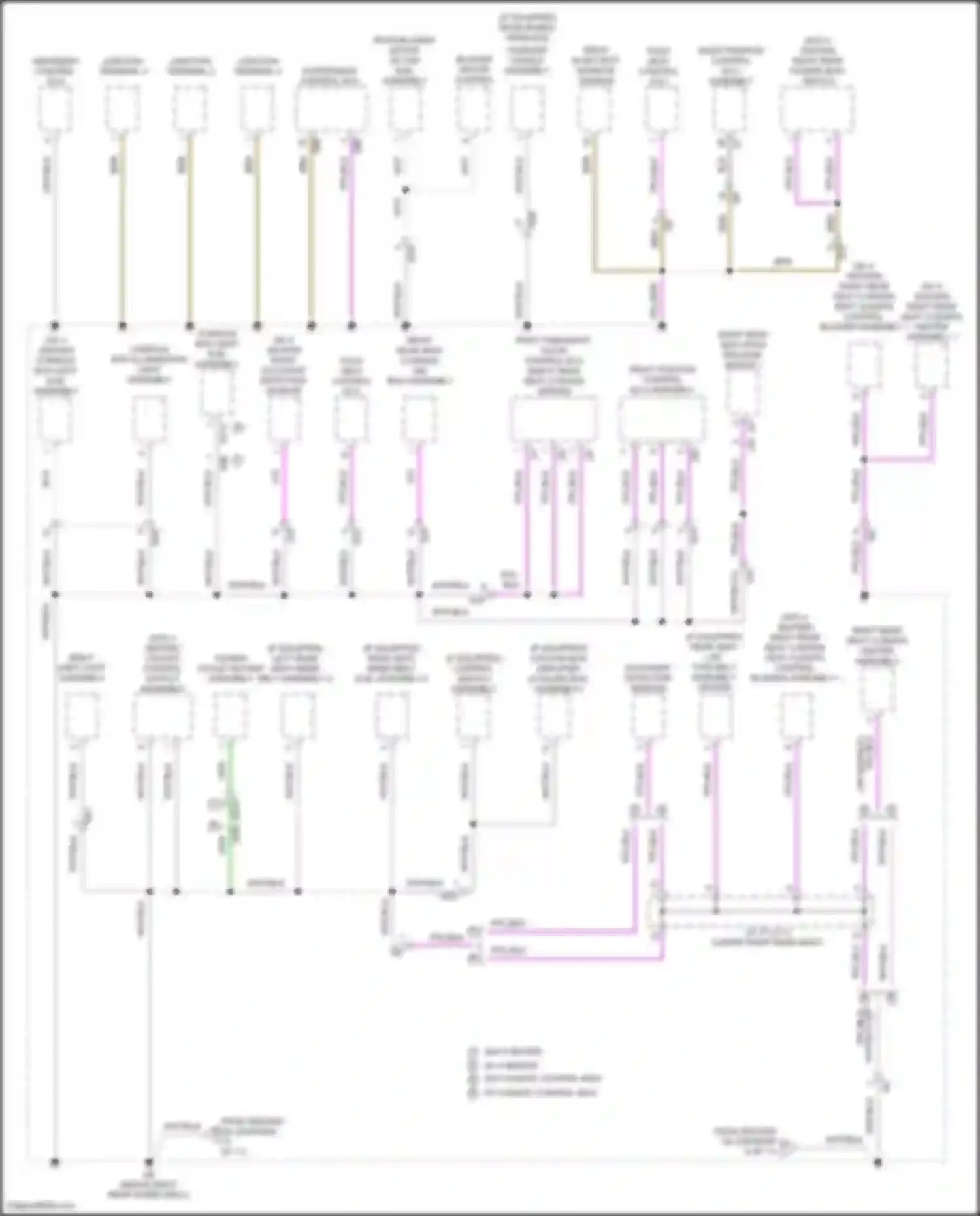 LX Lexus J300 (2021-2024): Ground distribution circuit (3 of 11)