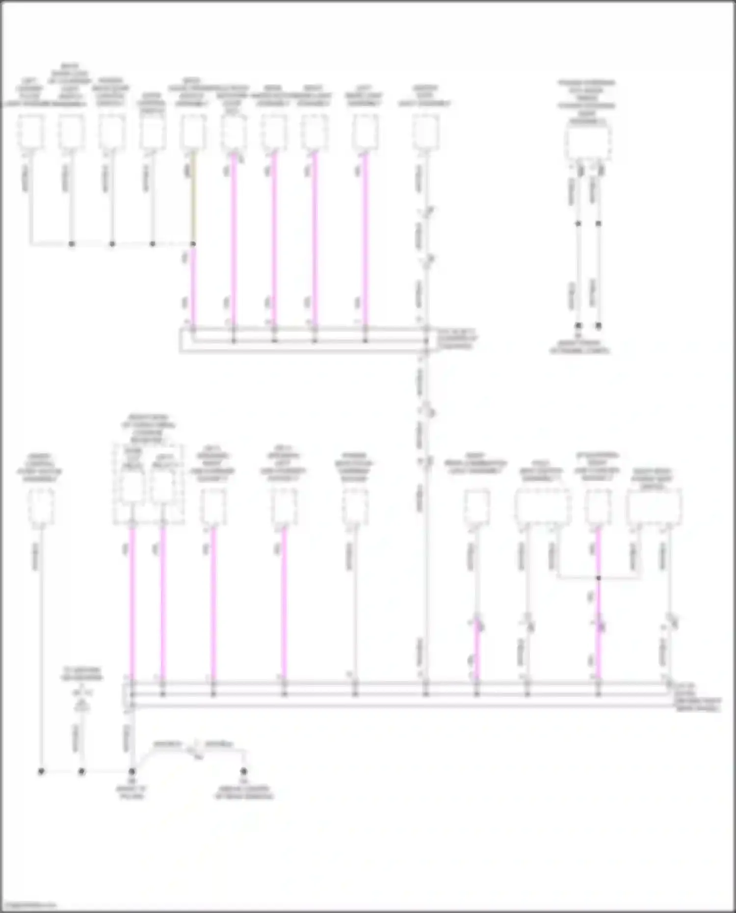 LX Lexus J300 (2021-2024): Ground distribution circuit (9 of 11)