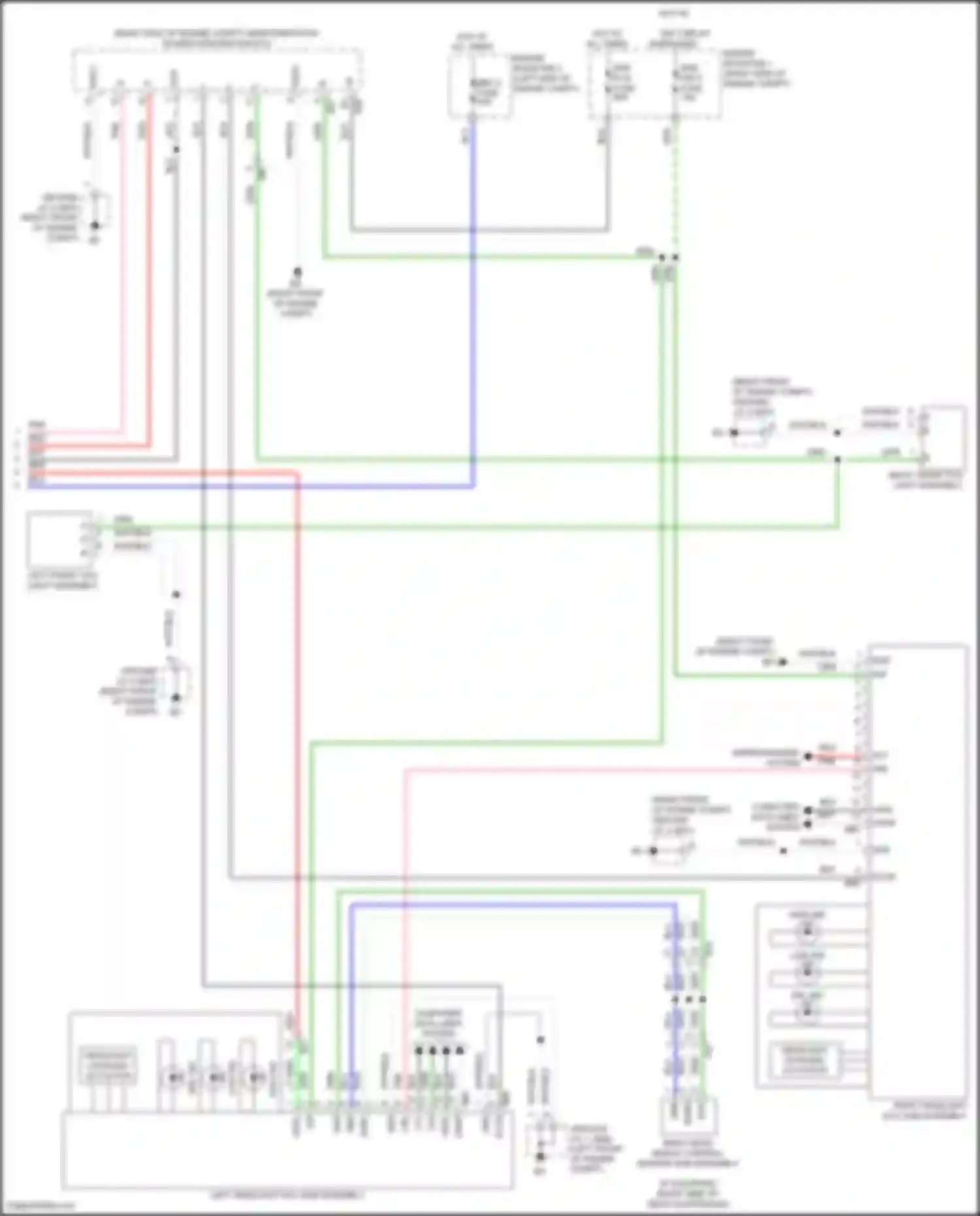 LX Lexus J300 (2021-2024): Headlights circuit (2 of 2)