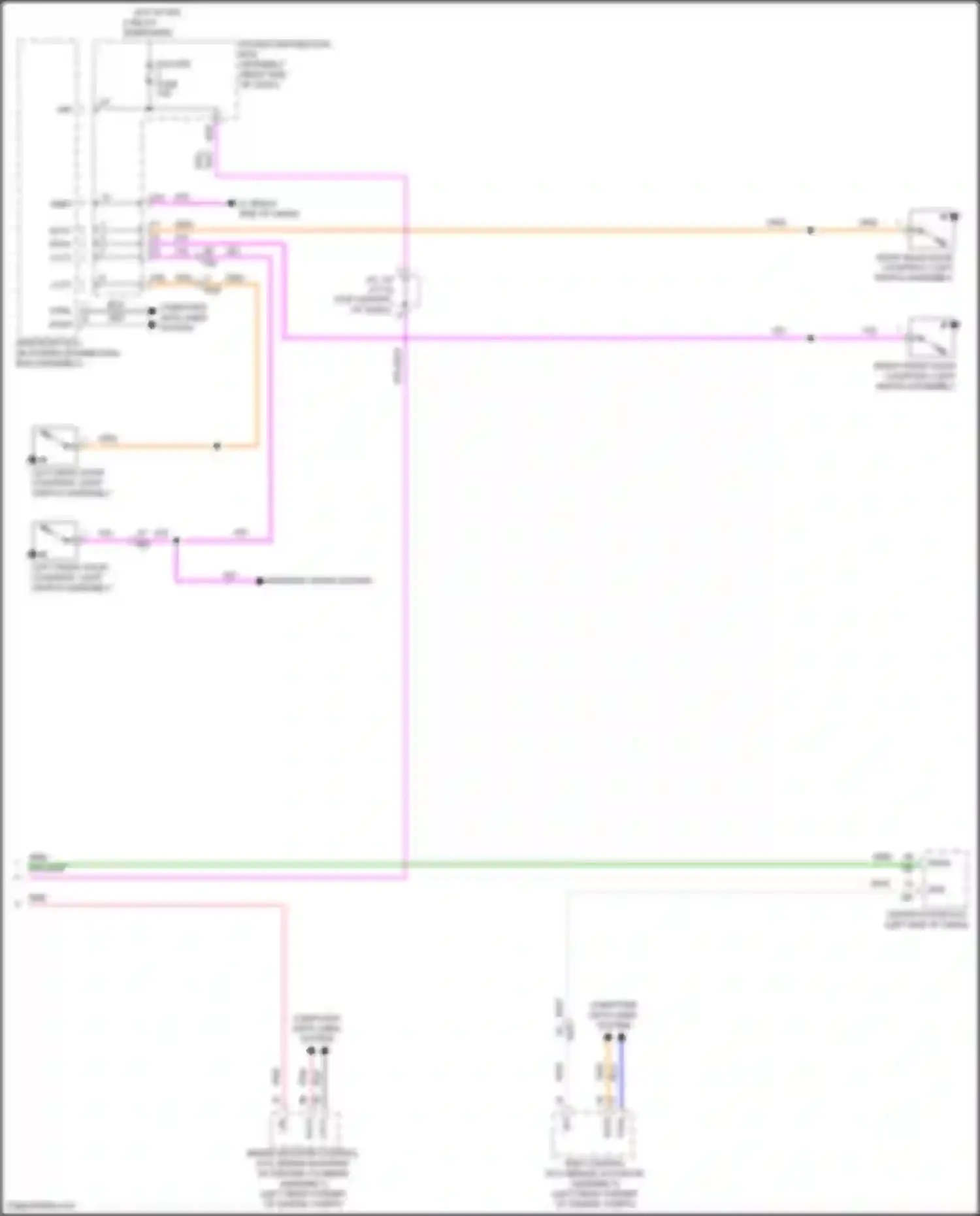 LX Lexus J300 (2021-2024): Instrument cluster circuit (3 of 3)