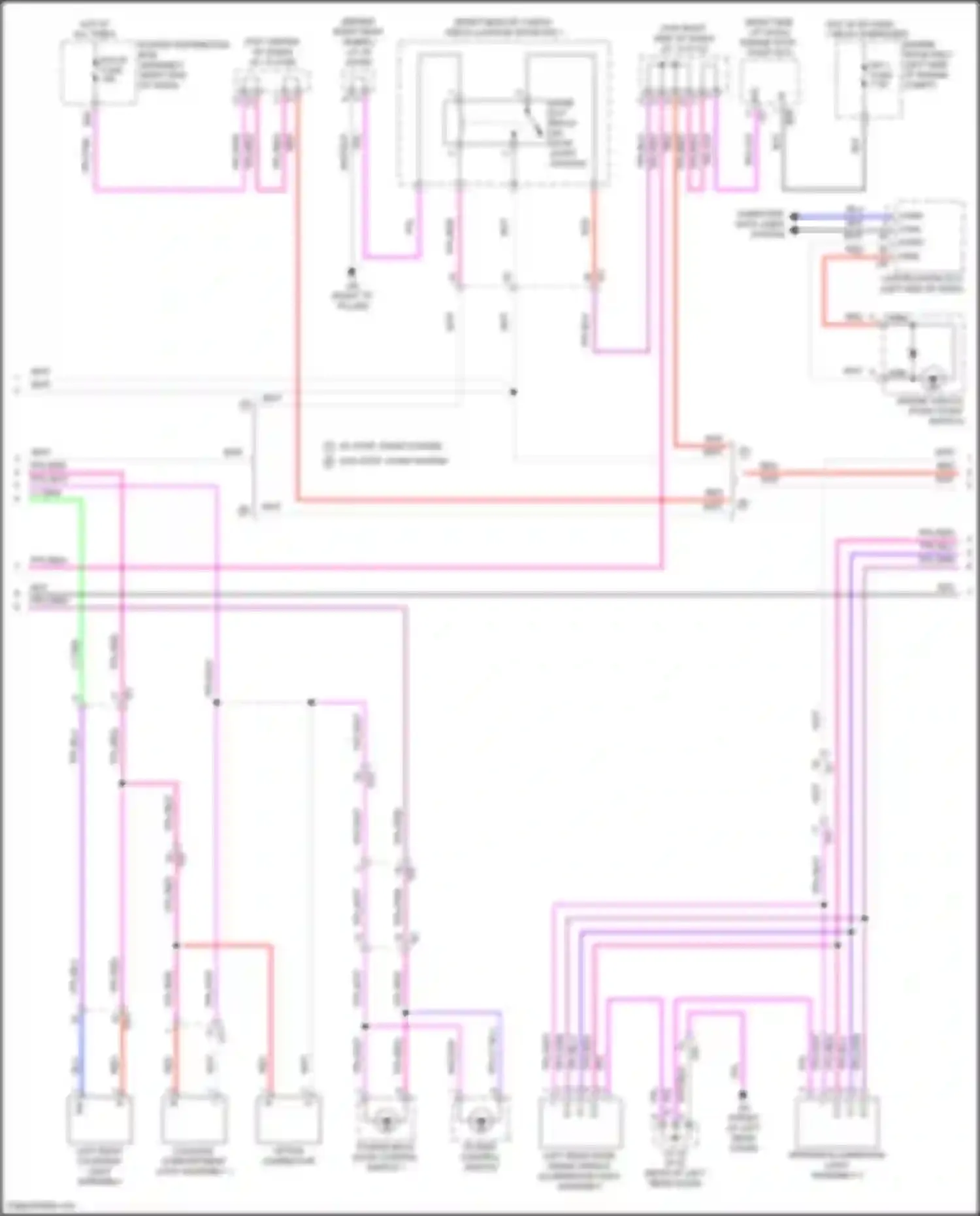LX Lexus J300 (2021-2024): Courtesy lamps circuit (4 of 6)