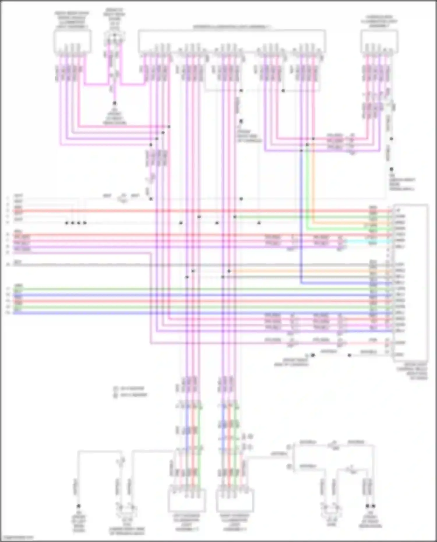 LX Lexus J300 (2021-2024): Courtesy lamps circuit (6 of 6)