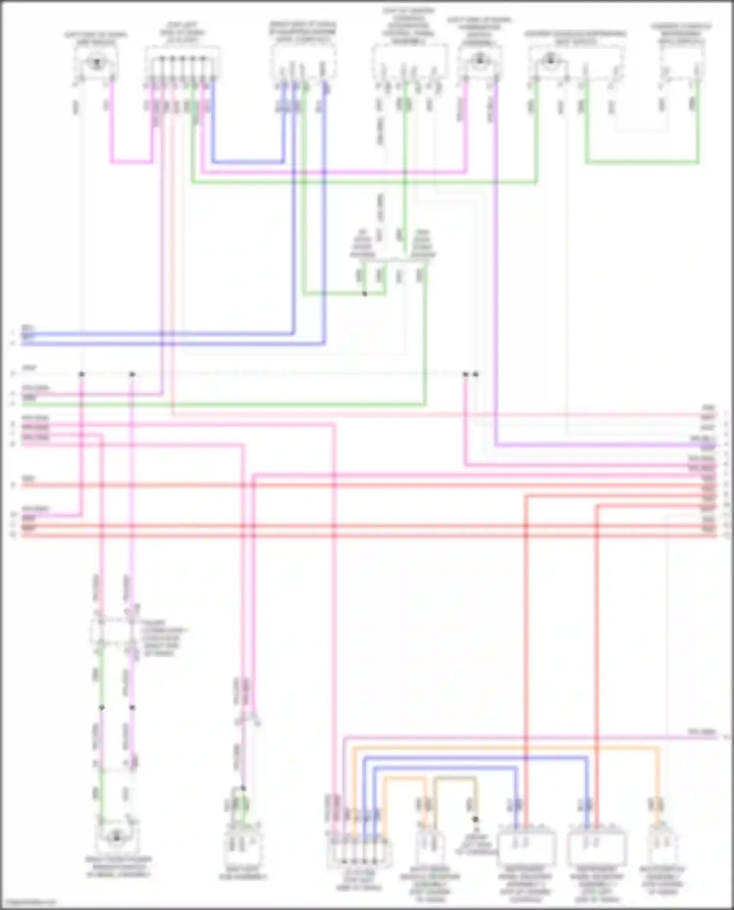 LX Lexus J300 (2021-2024): Instrument illumination circuit (3 of 4)