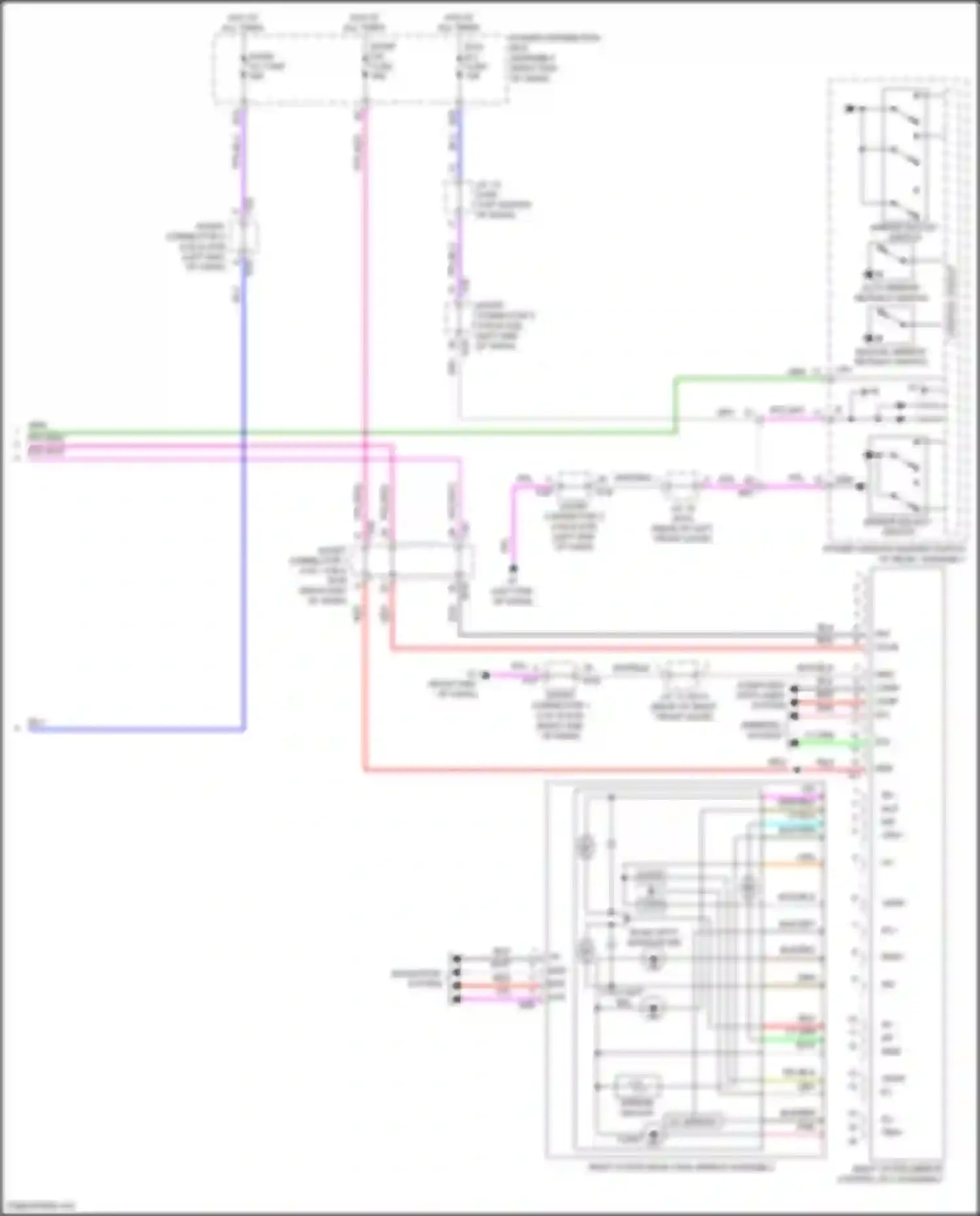 LX Lexus J300 (2021-2024): Memory mirrors circuit, w/o door closer (2 of 2)
