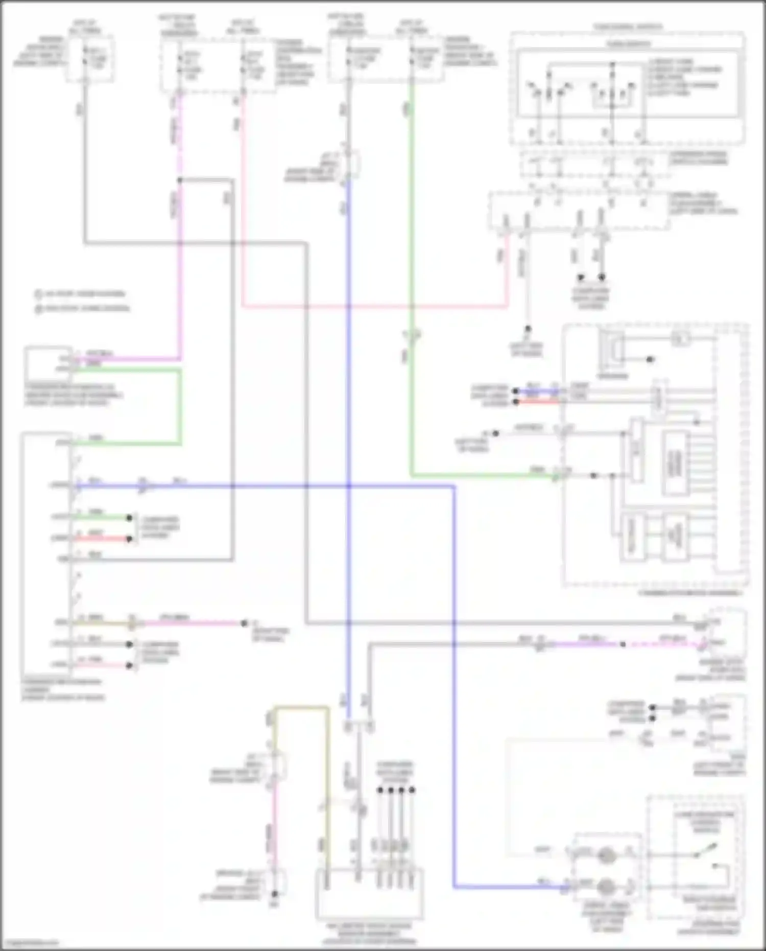 LX Lexus J300 (2021-2024): Lane departure warning circuit