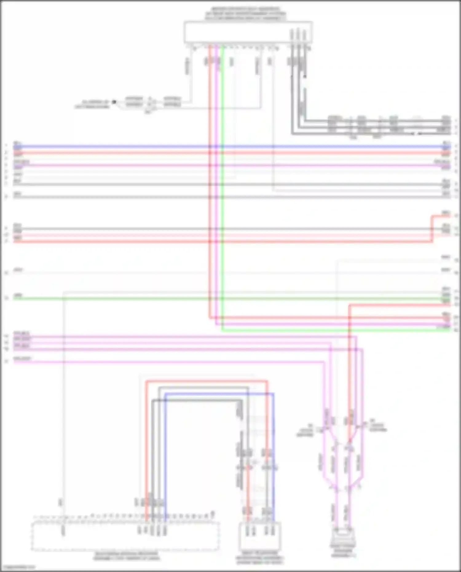 LX Lexus J300 (2021-2024): Navigation circuit, 10 speaker (3 of 7)