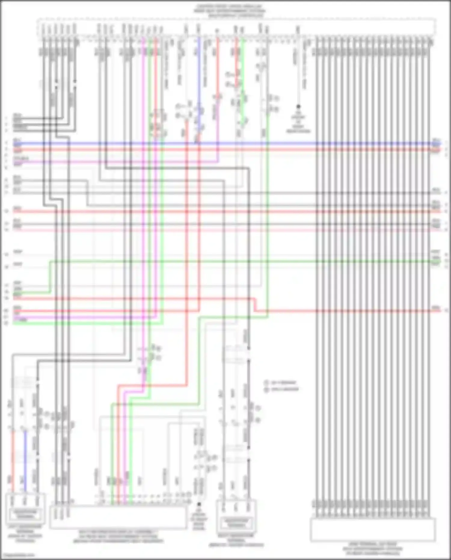 LX Lexus J300 (2021-2024): Navigation circuit, 10 speaker (4 of 7)