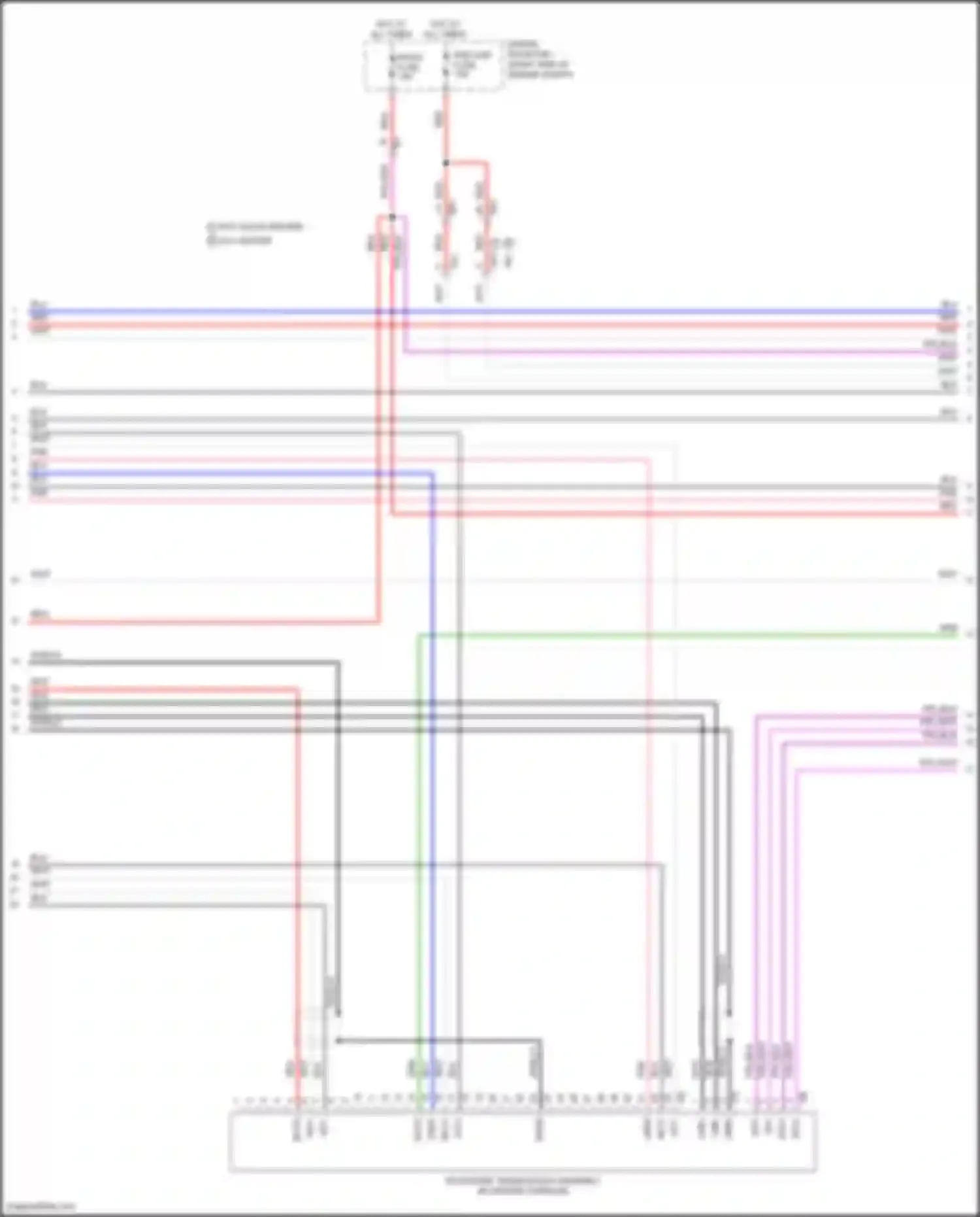 LX Lexus J300 (2021-2024): Navigation circuit, 25 speaker (2 of 8)