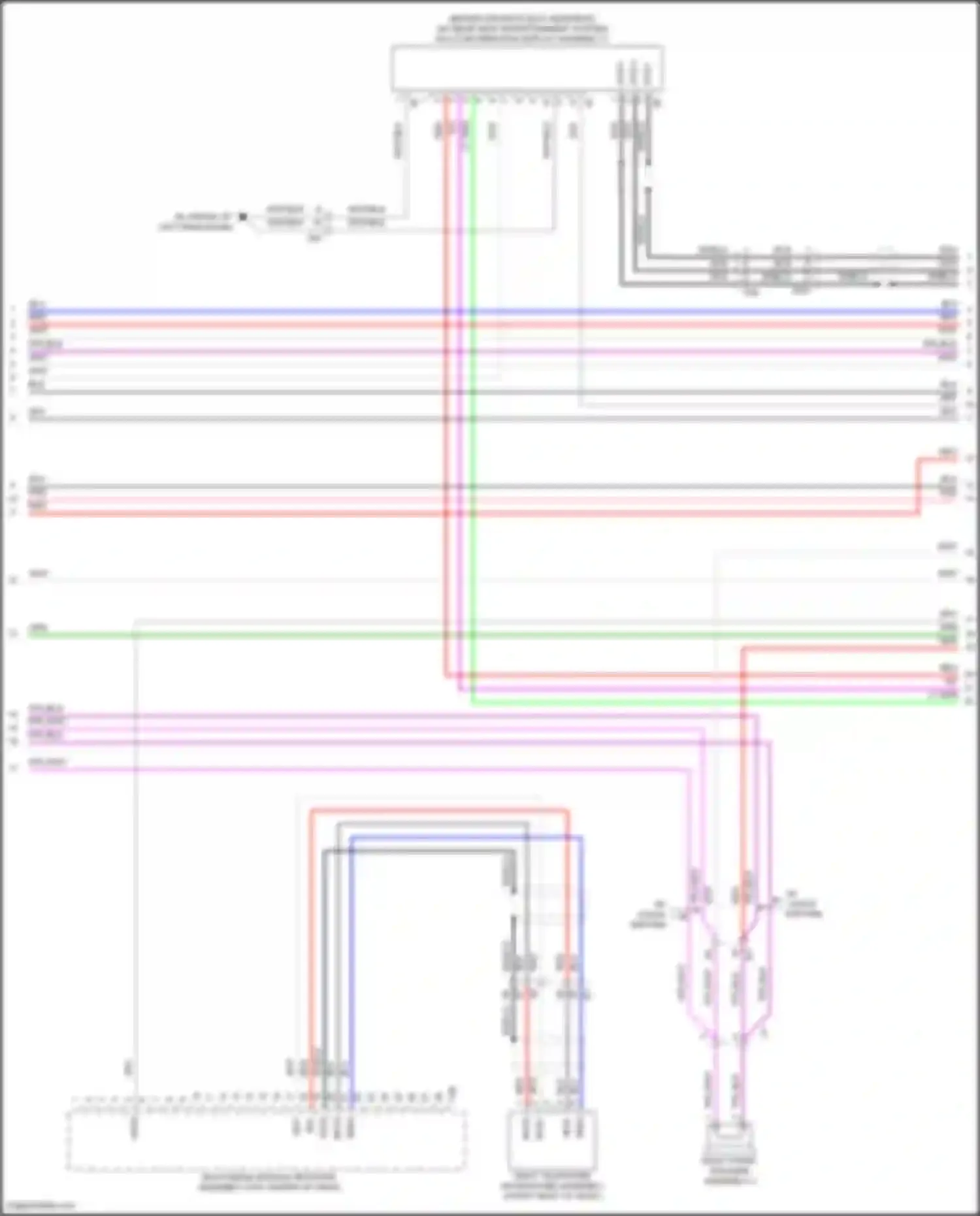 LX Lexus J300 (2021-2024): Navigation circuit, 25 speaker (3 of 8)