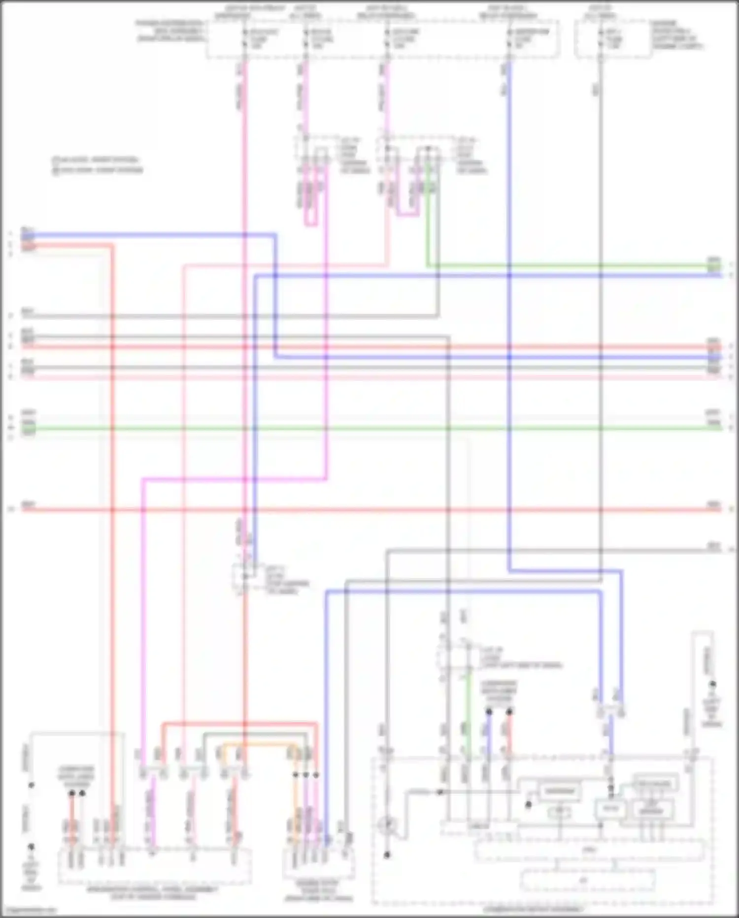 LX Lexus J300 (2021-2024): Navigation circuit, 25 speaker (5 of 8)