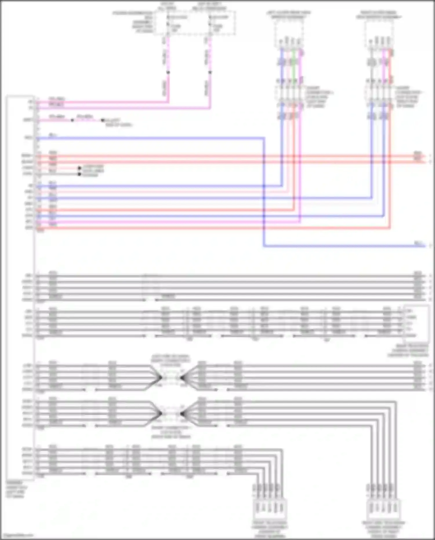 LX Lexus J300 (2021-2024): Parking assistant circuit (1 of 2)