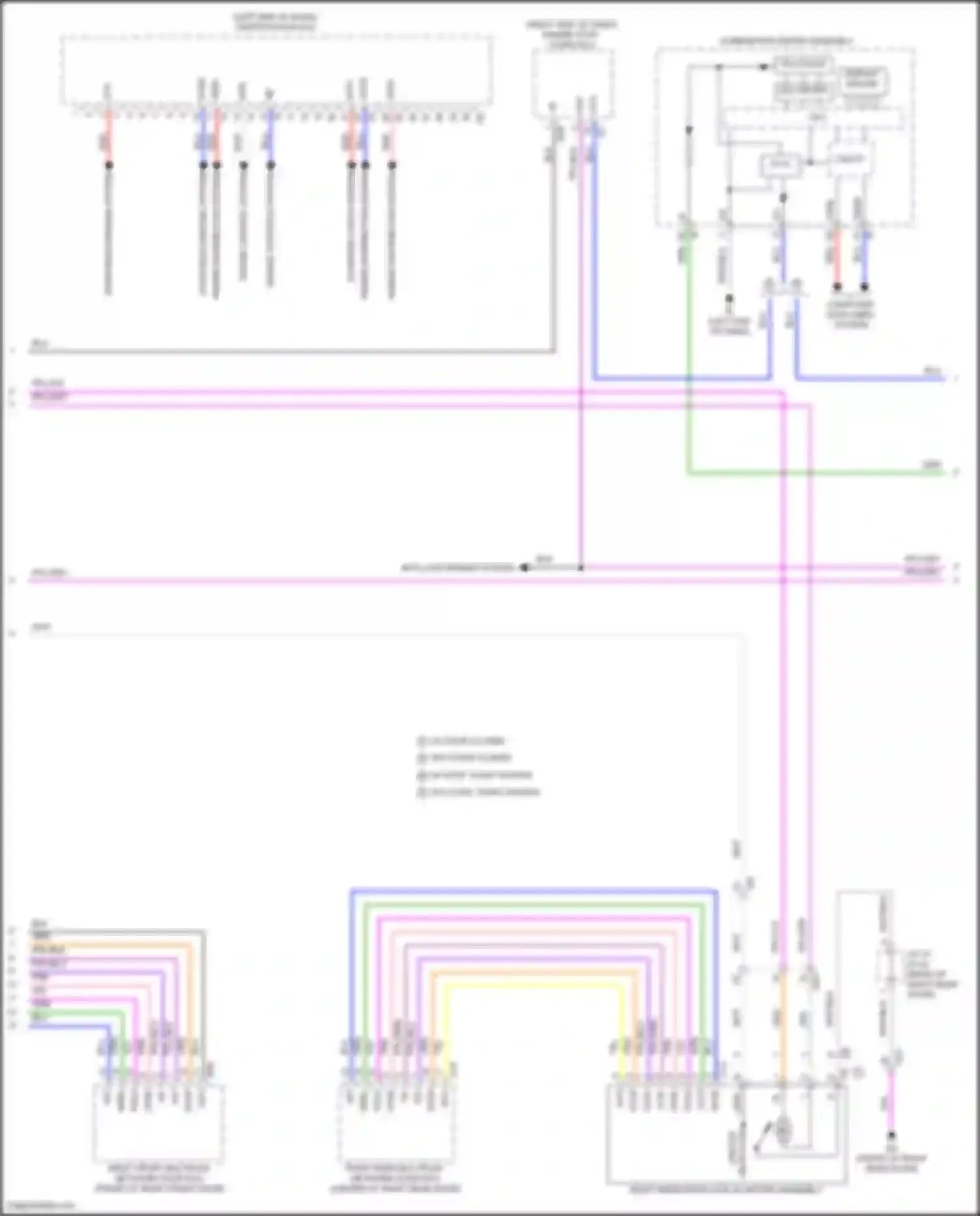 LX Lexus J300 (2021-2024): Power door locks circuit (4 of 6)