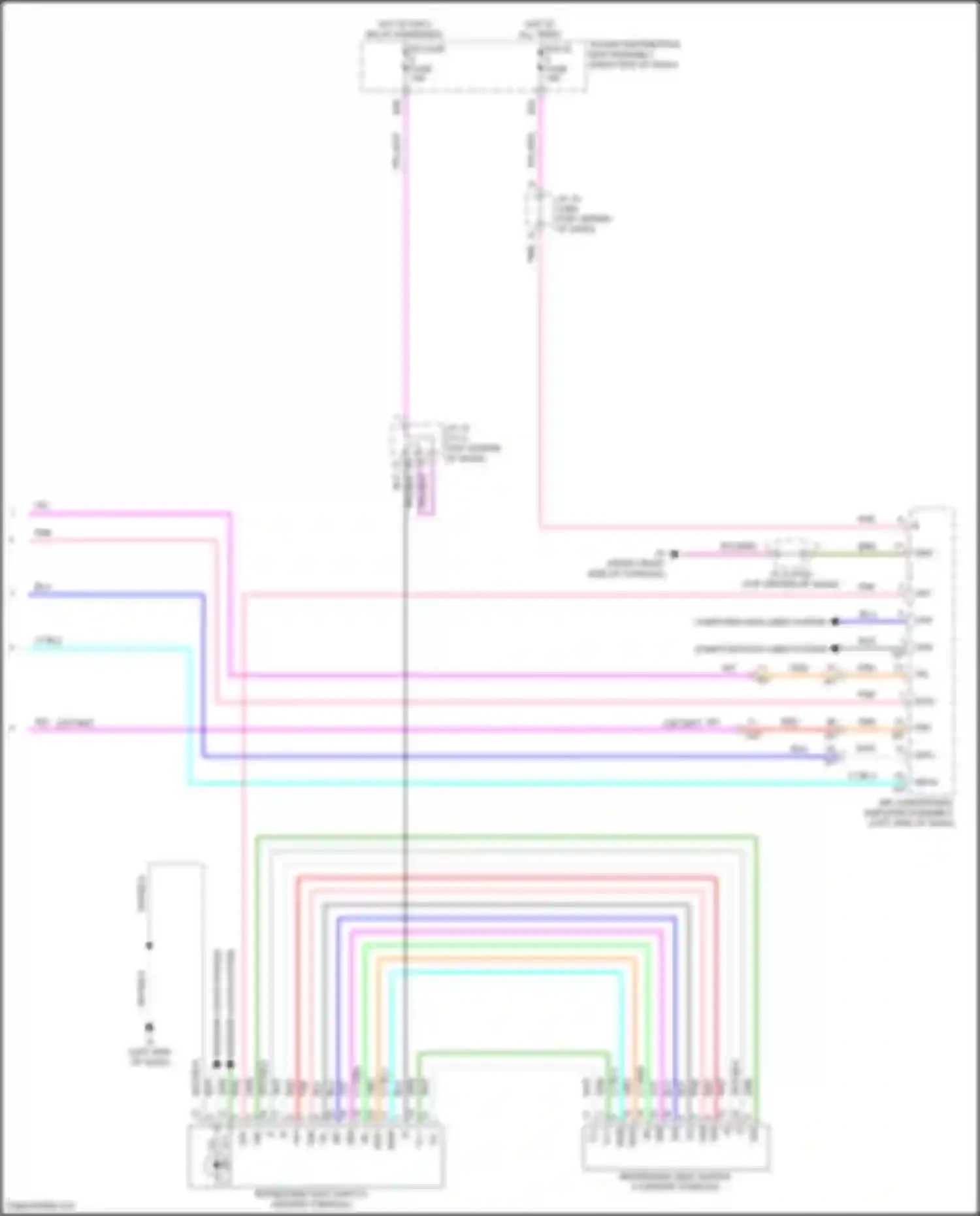 LX Lexus J300 (2021-2024): Front heated seats circuit (2 of 2)
