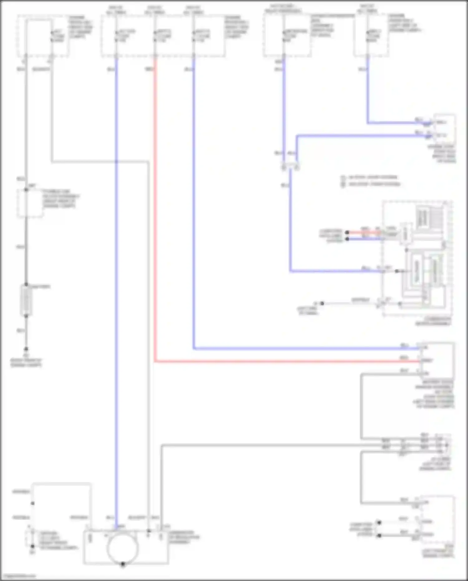 LX Lexus J300 (2021-2024): Charging circuit