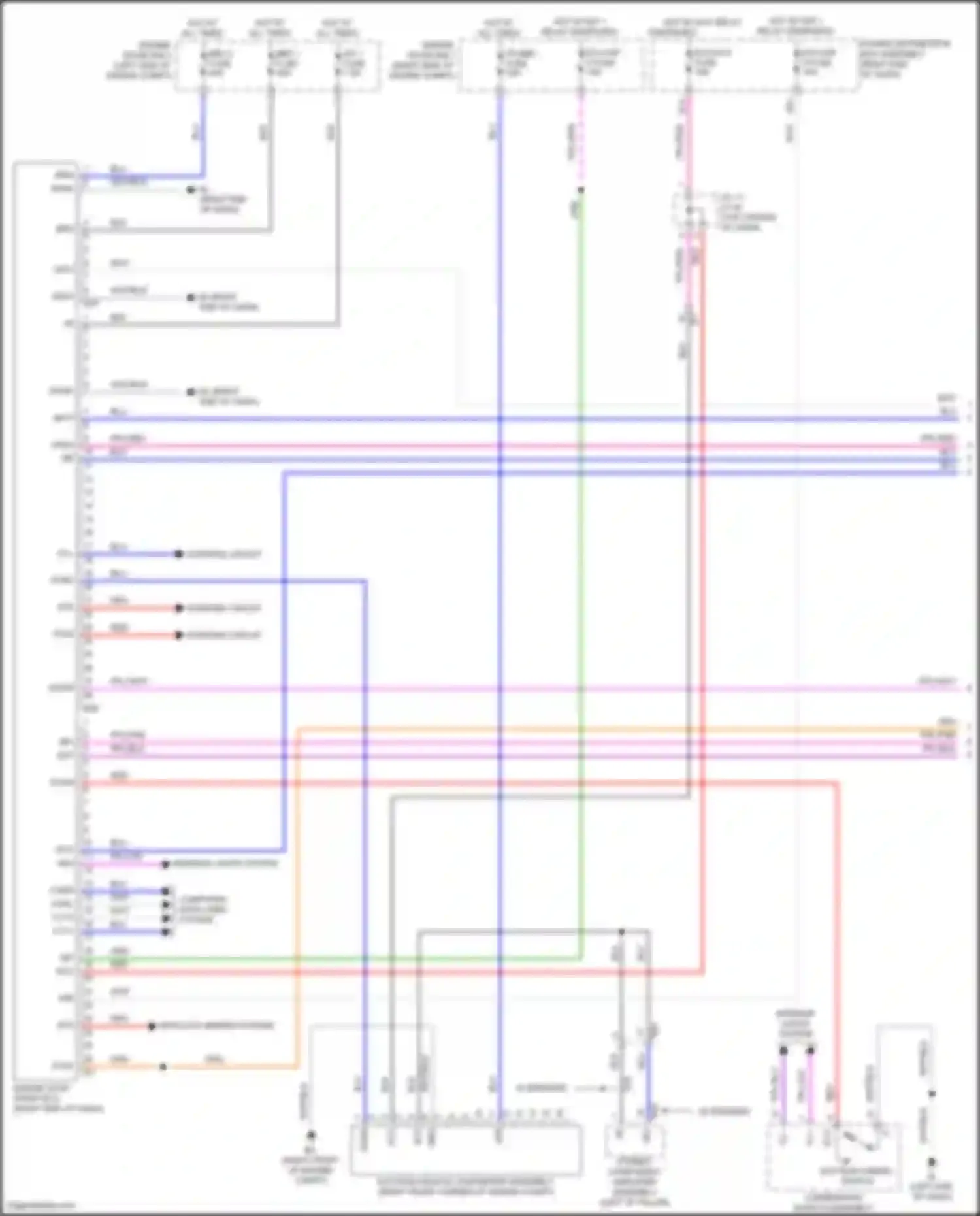 LX Lexus J300 (2021-2024): Stop & start circuit (1 of 2)