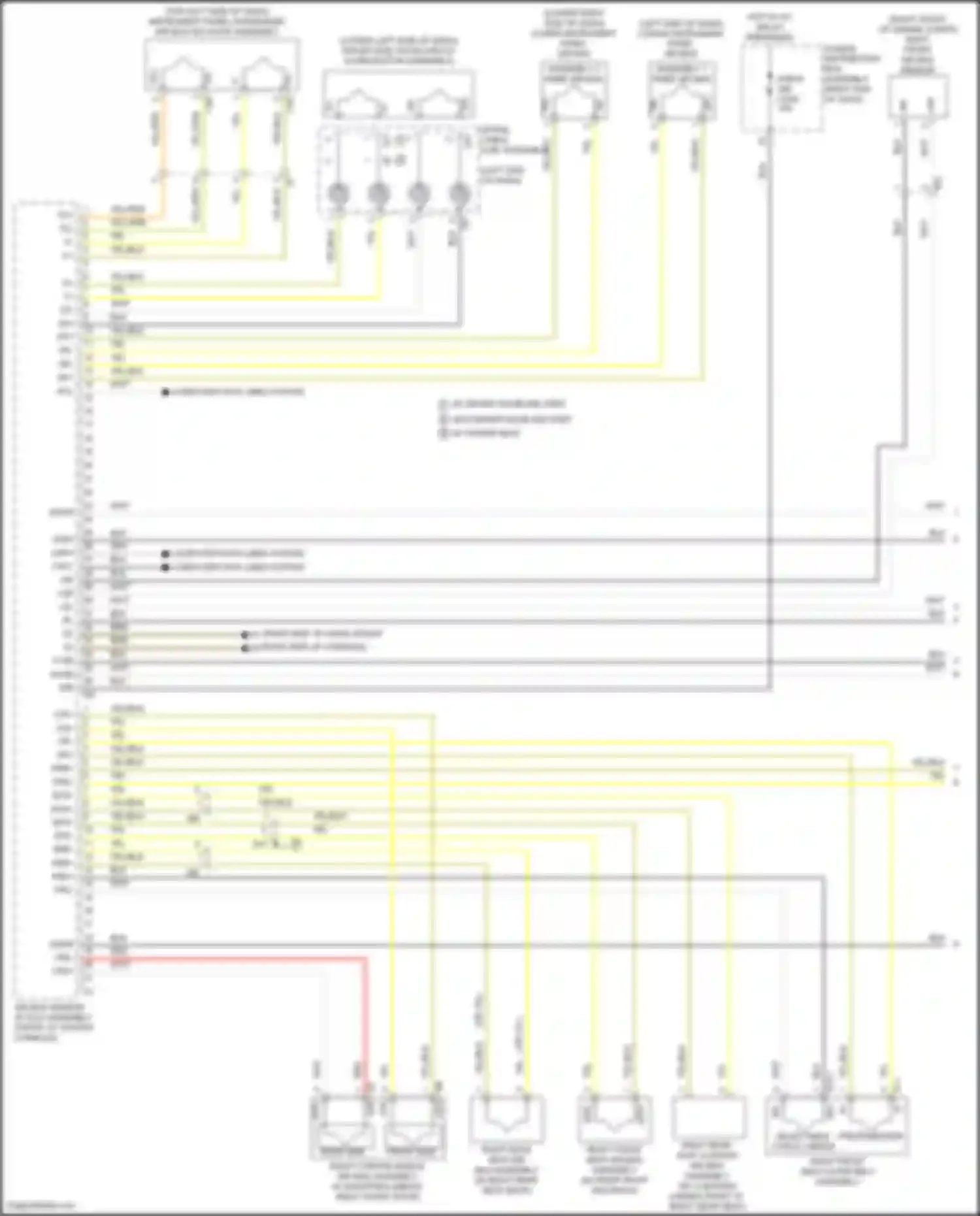 LX Lexus J300 (2021-2024): Supplemental restraints circuit (1 of 5)