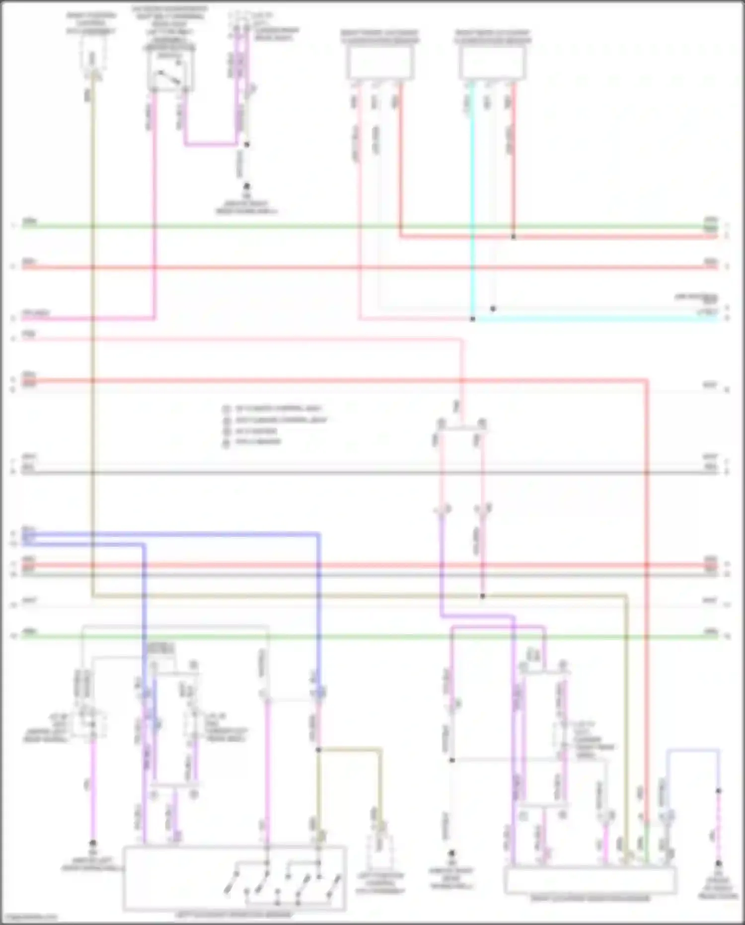 LX Lexus J300 (2021-2024): Supplemental restraints circuit (3 of 5)