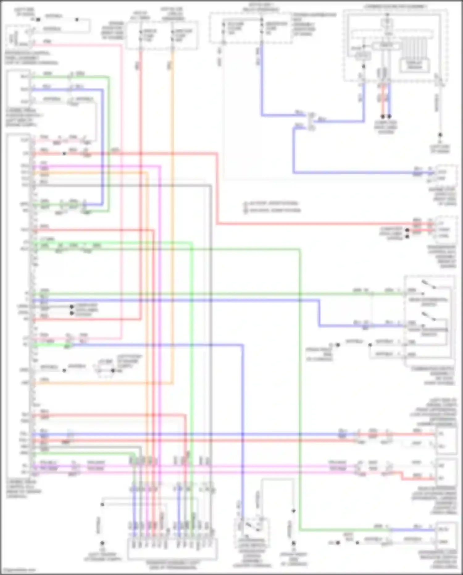LX Lexus J300 (2021-2024): 4wd circuit