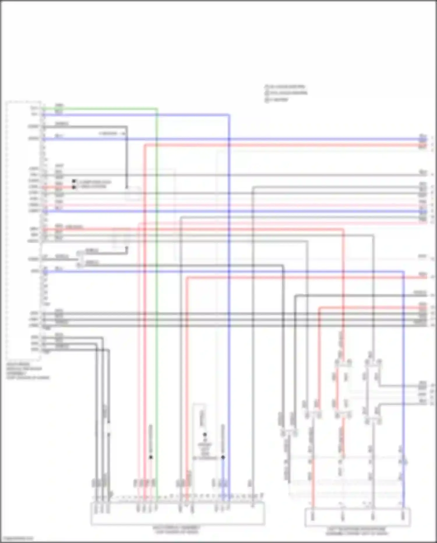 Wiring diagram 4- seater for Lexus LX J300 (2021-2024) (1 of 5)