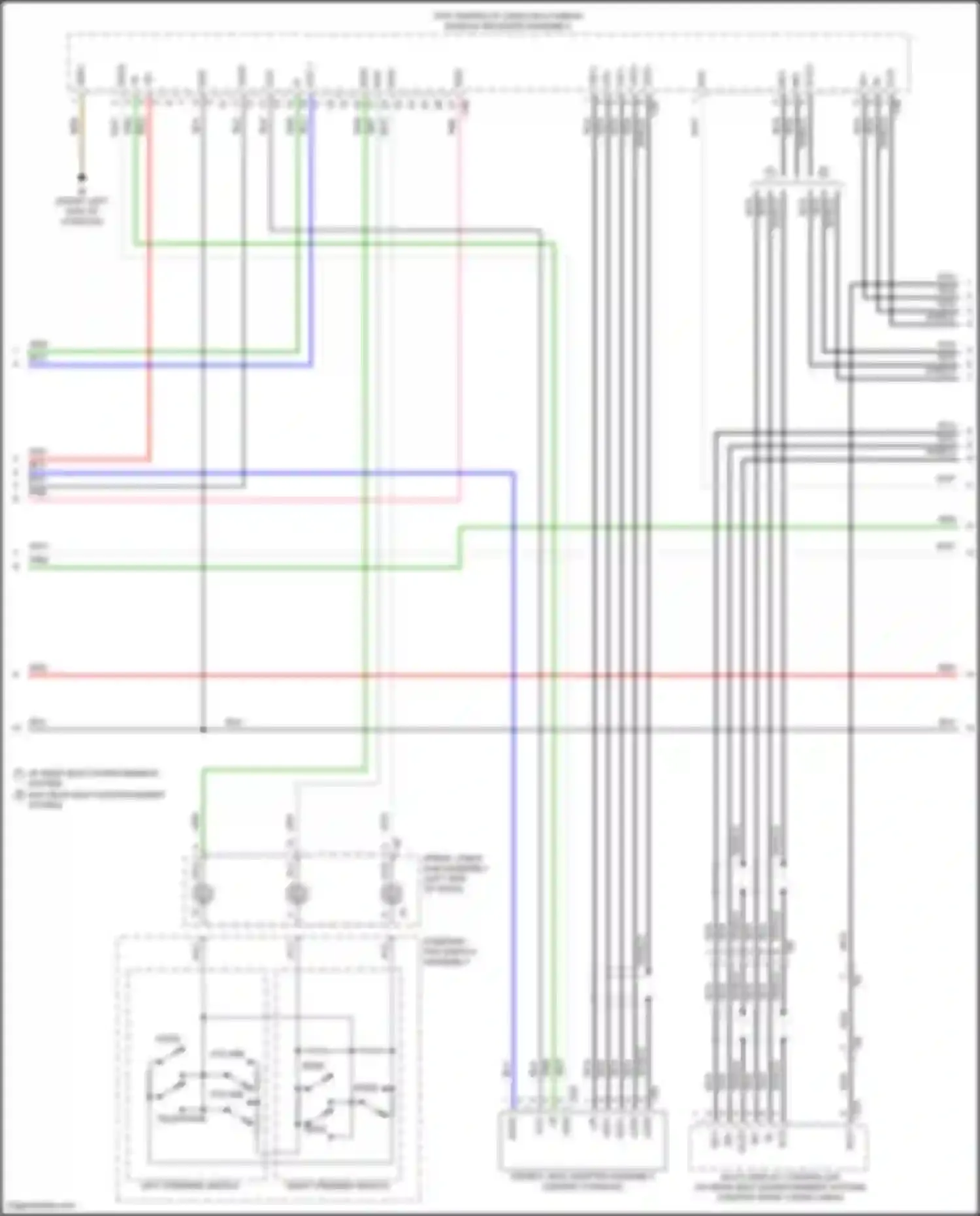 Wiring diagram acc 1 for Lexus LX J300 (2021-2024) (1 of 4)
