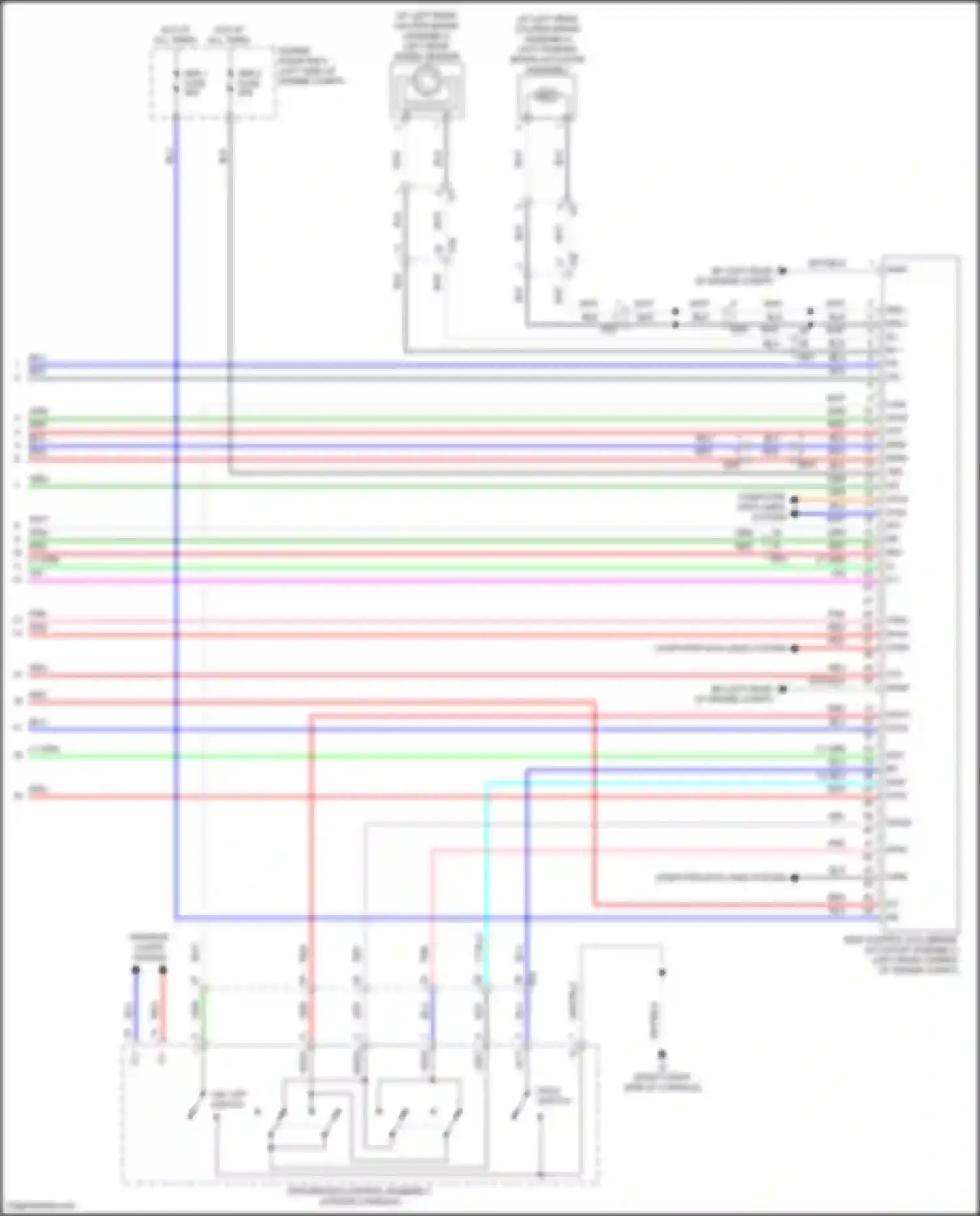 Wiring diagram blu for Lexus LX J300 (2021-2024) (23 of 174)