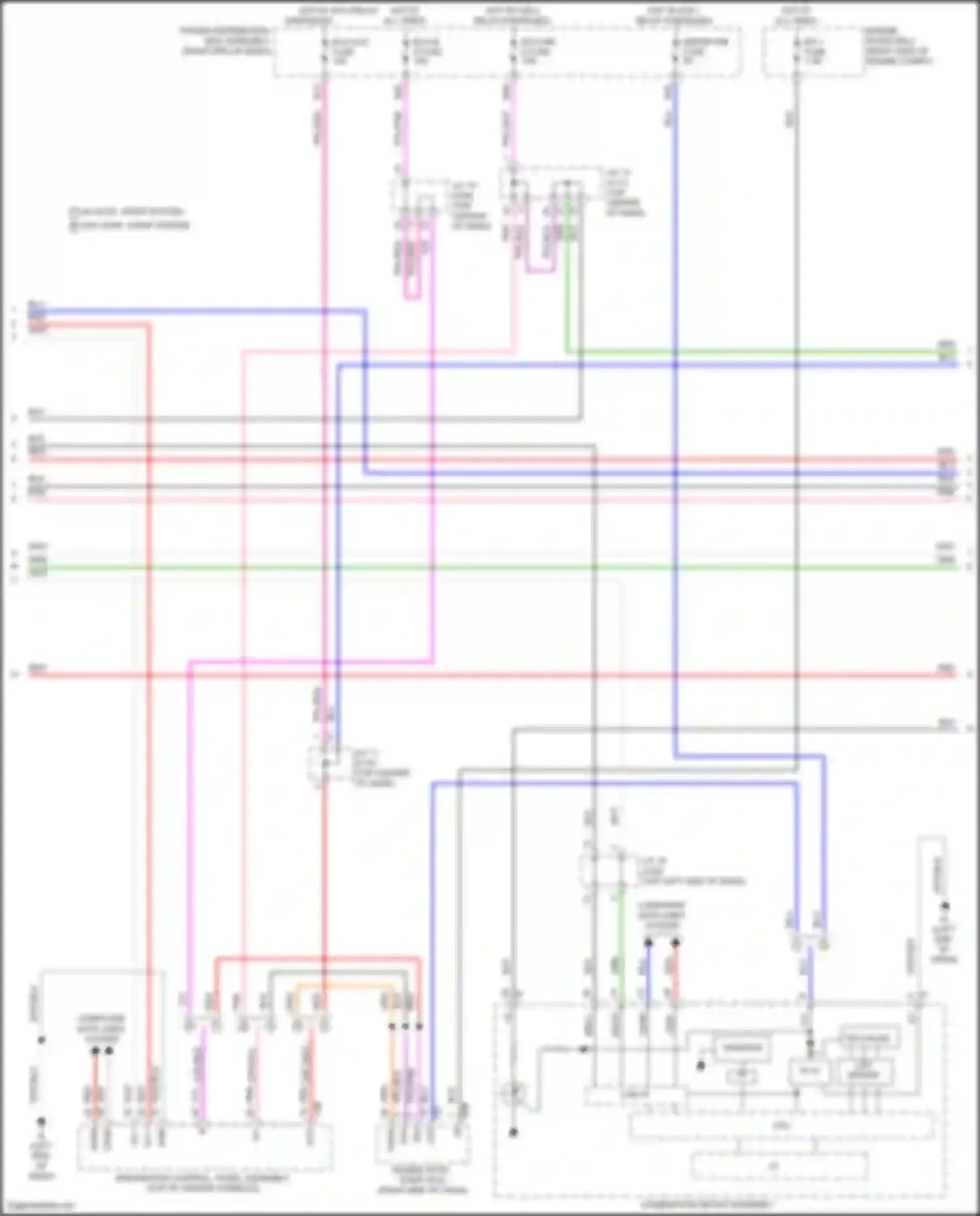 Wiring diagram blu for Lexus LX J300 (2021-2024) (72 of 174)