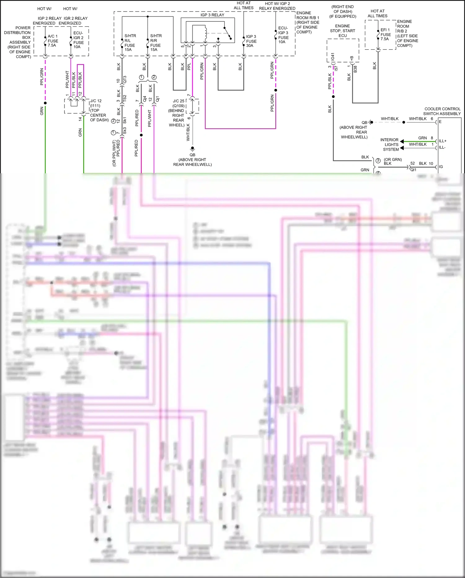Lexus LX J300 (2021-2024) computer data lines system wiring diagram  (29 of 100)