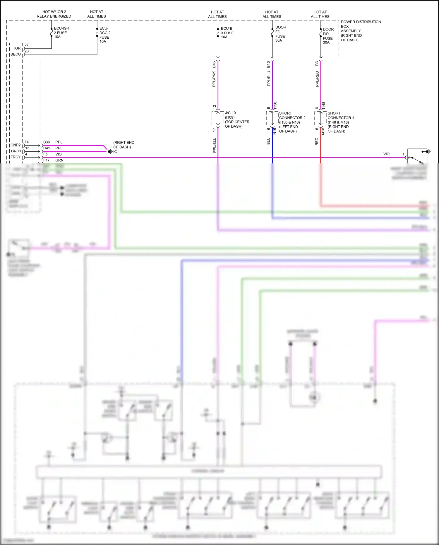 Lexus LX J300 (2021-2024) computer data lines system wiring diagram  (70 of 100)