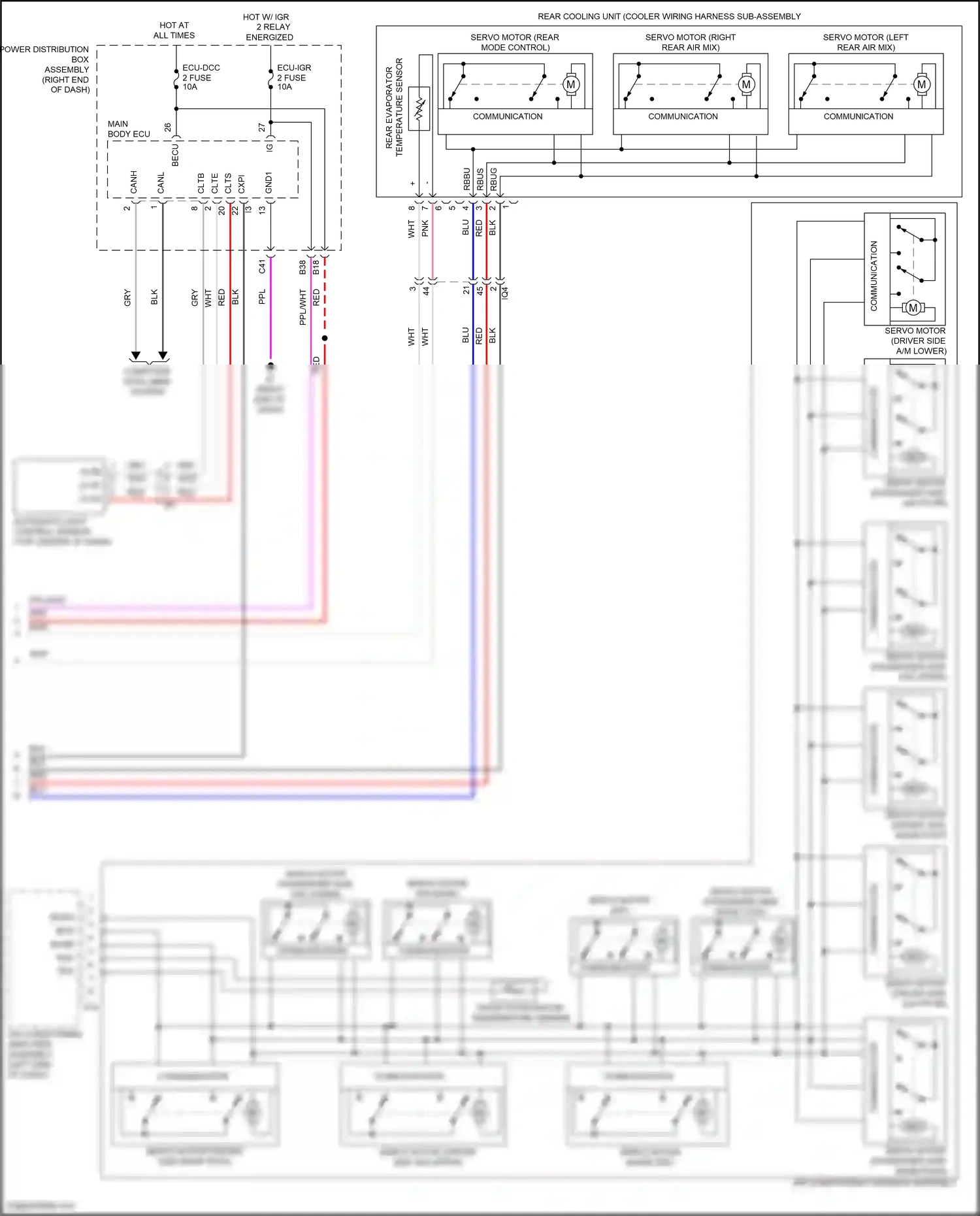 Lexus LX J300 (2021-2024) computer data lines system wiring diagram  (53 of 100)