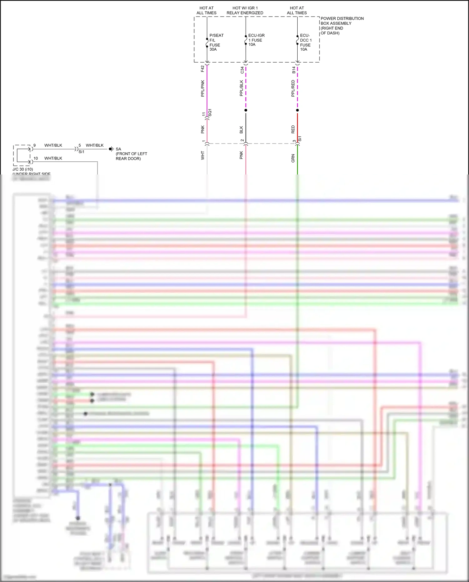 Lexus LX J300 (2021-2024) computer data lines system wiring diagram  (41 of 100)