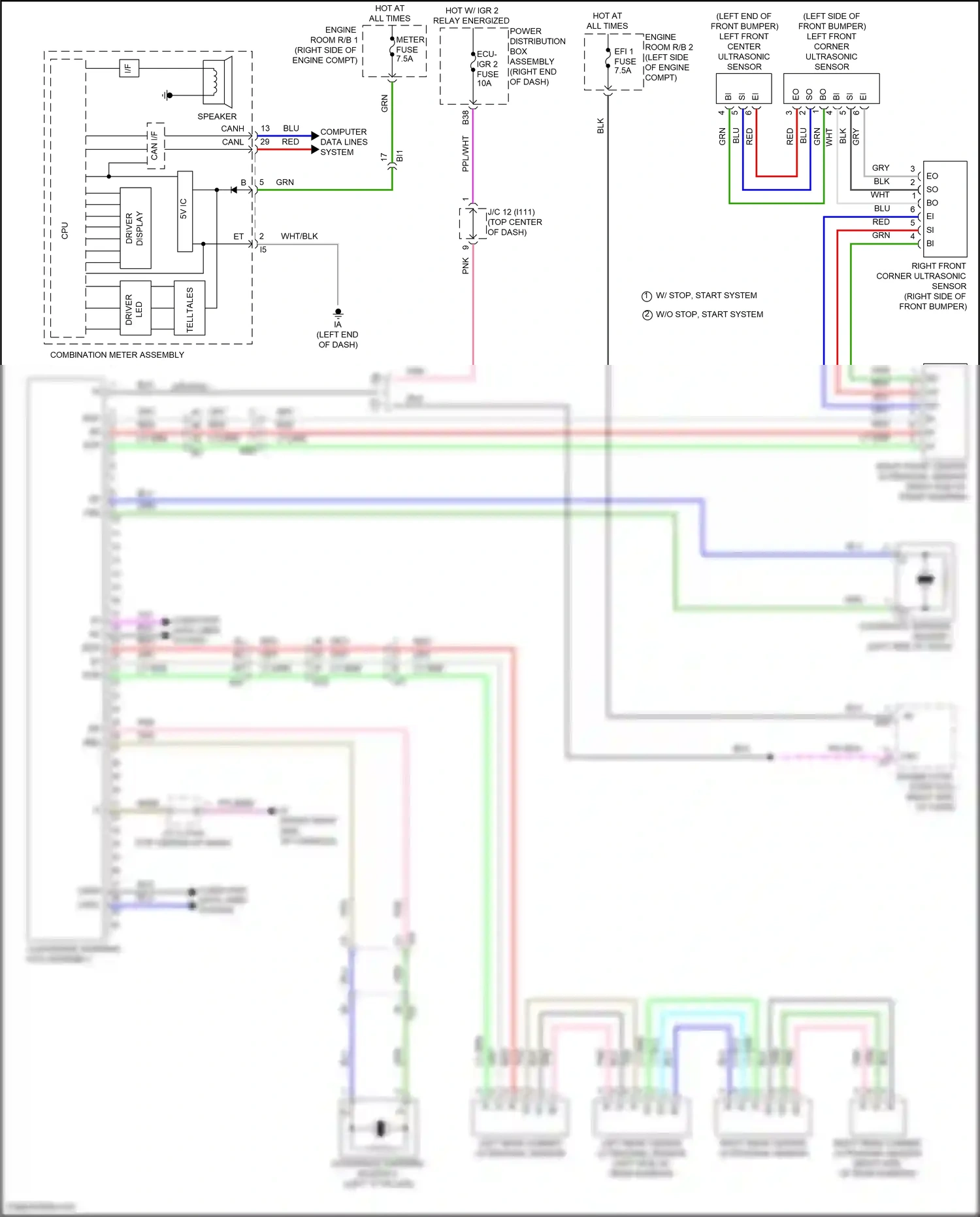 Lexus LX J300 (2021-2024) computer data lines system wiring diagram  (19 of 100)