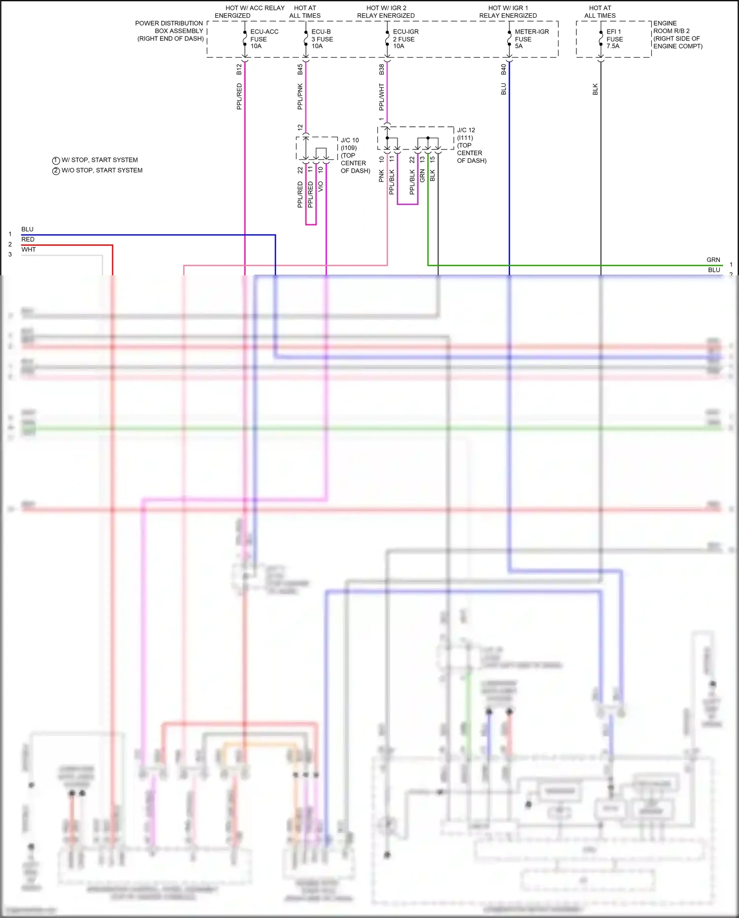 Lexus LX J300 (2021-2024) computer data lines system wiring diagram  (14 of 100)